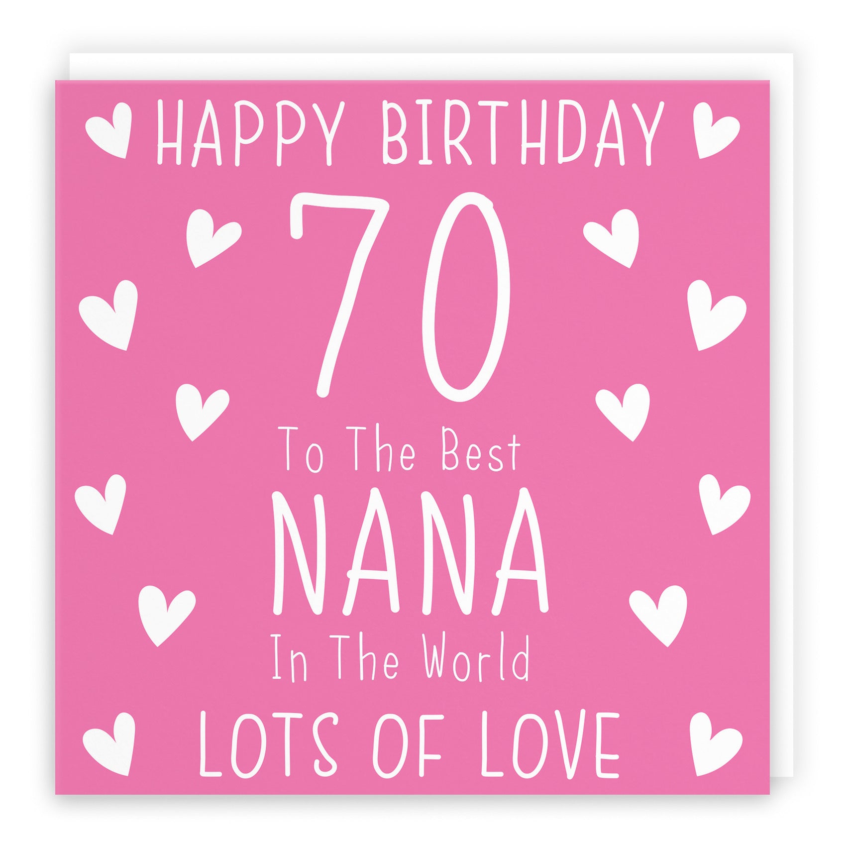 70th Nana Birthday Card Iconic - Default Title (B09Q7MNGJ3)