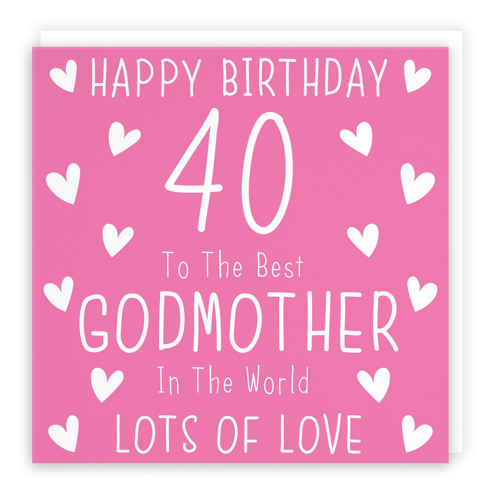 40th Godmother Birthday Card Iconic - Default Title (B09Q7MRVLR)