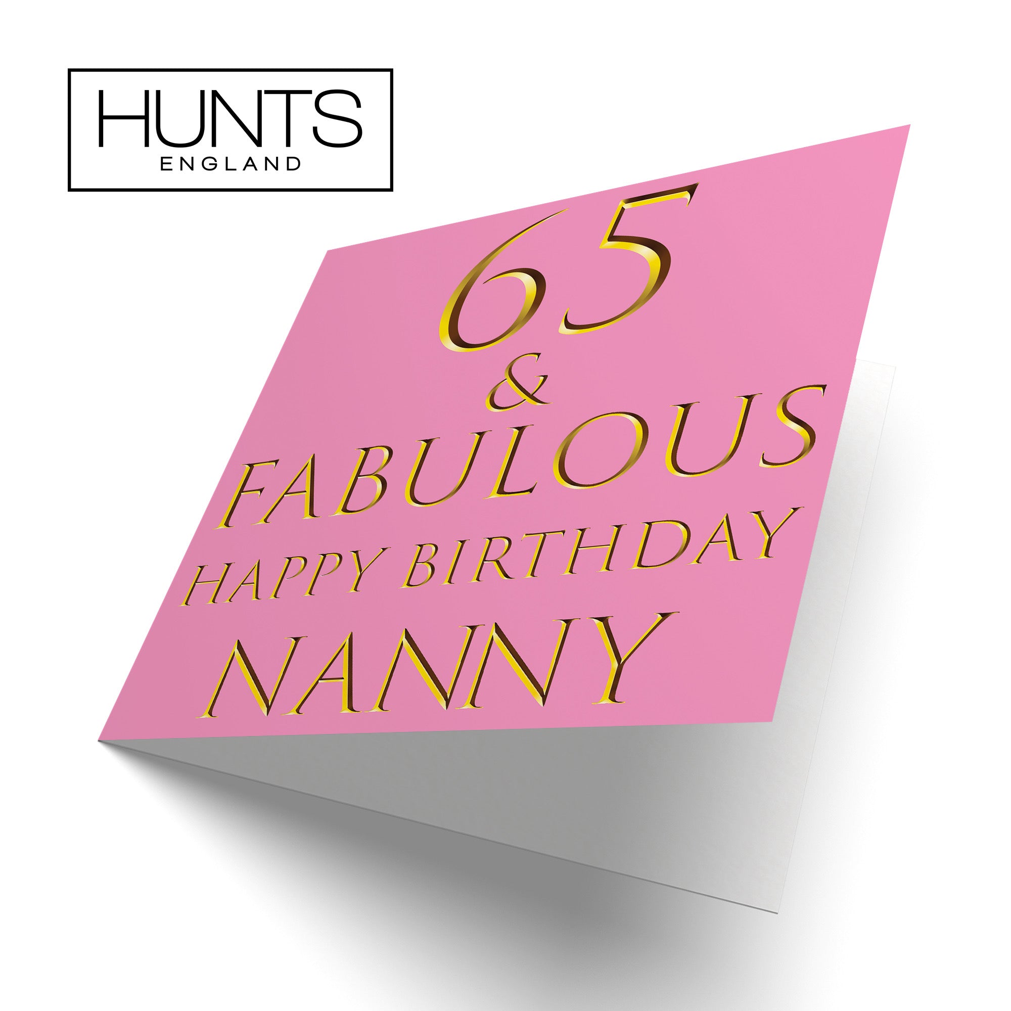 65th Nanny Birthday Card Fabulous - Default Title (B09Q7MZZDG)