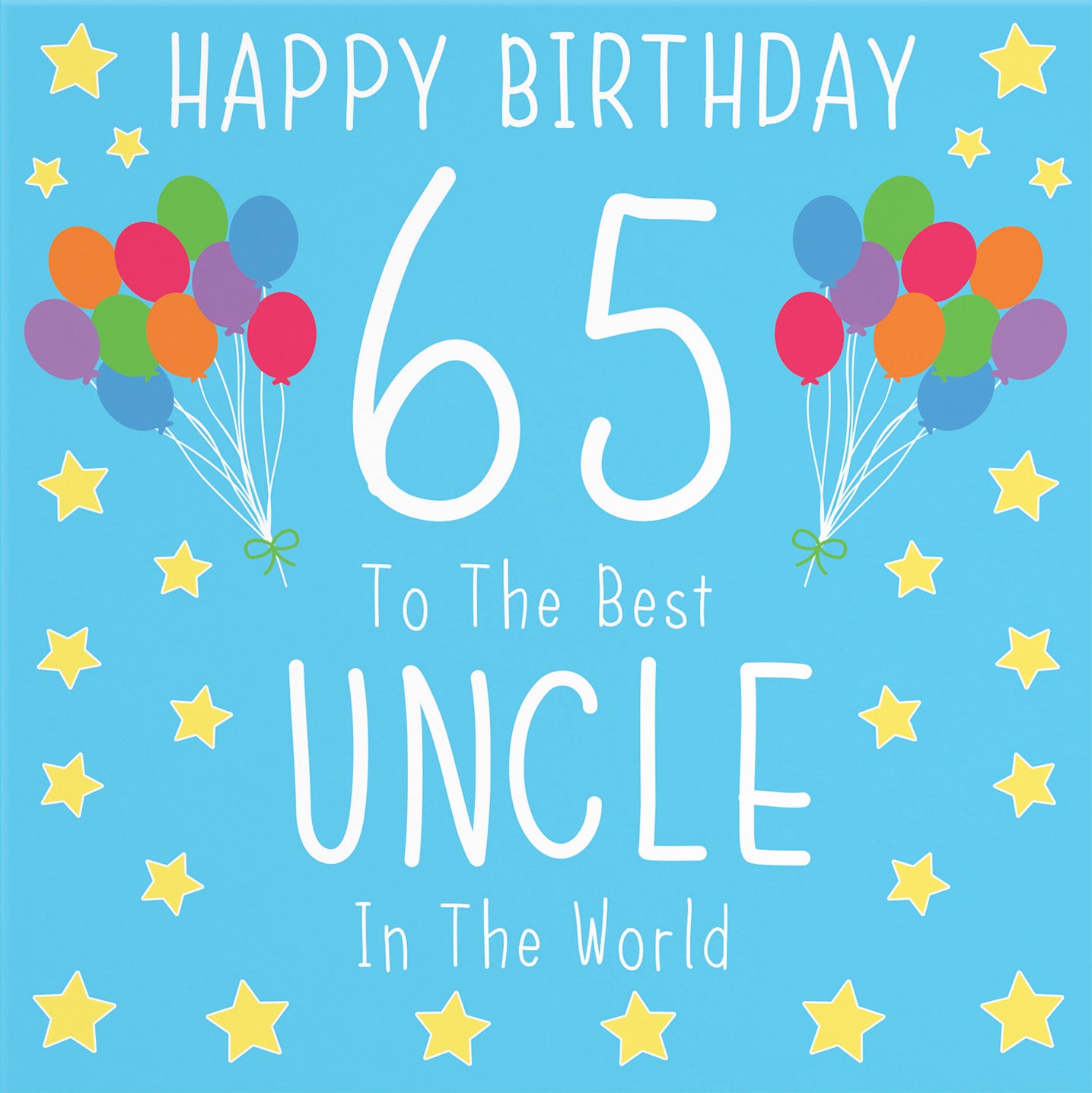 65th Uncle Birthday Card Iconic - Default Title (B09Q7N3JKN)