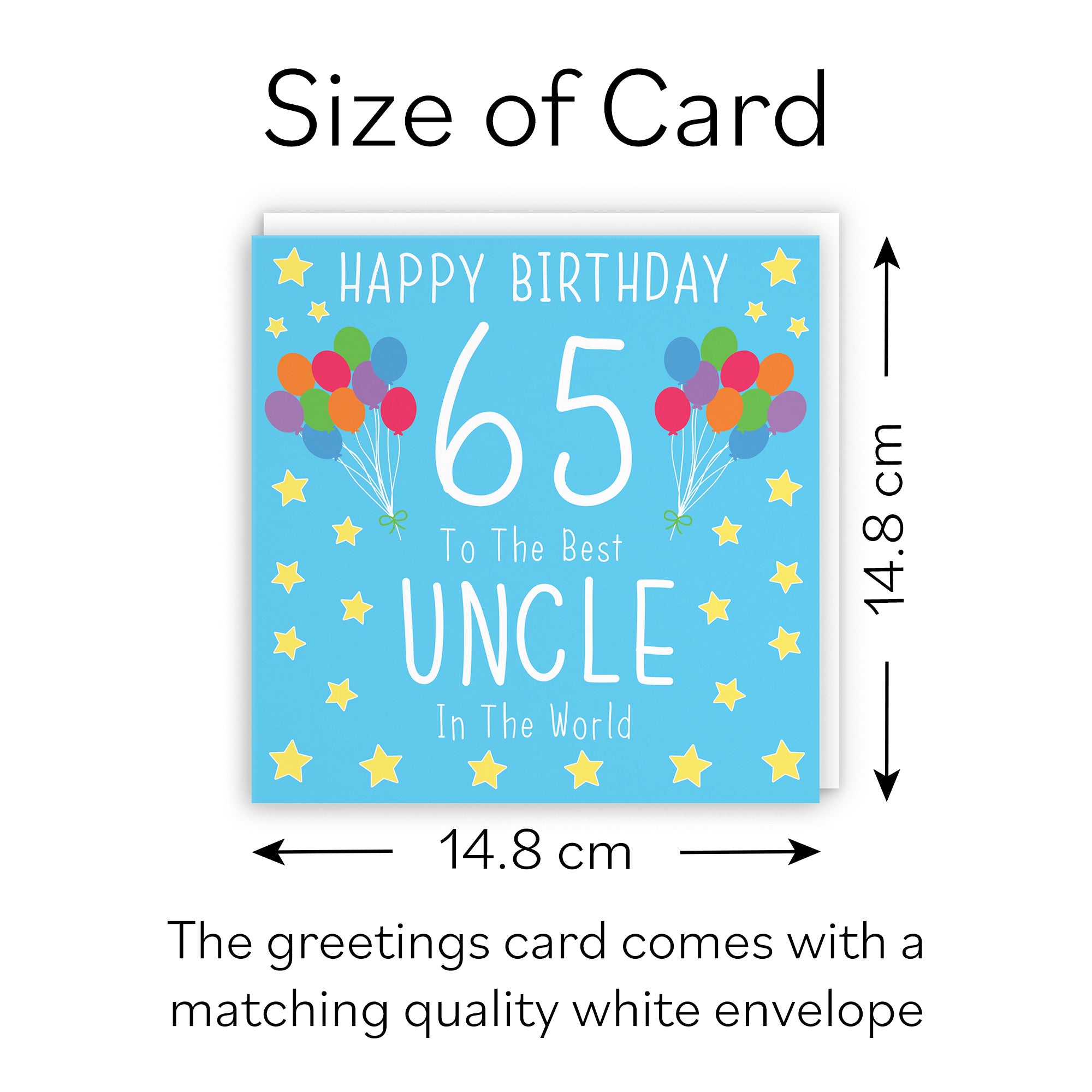 65th Uncle Birthday Card Iconic - Default Title (B09Q7N3JKN)