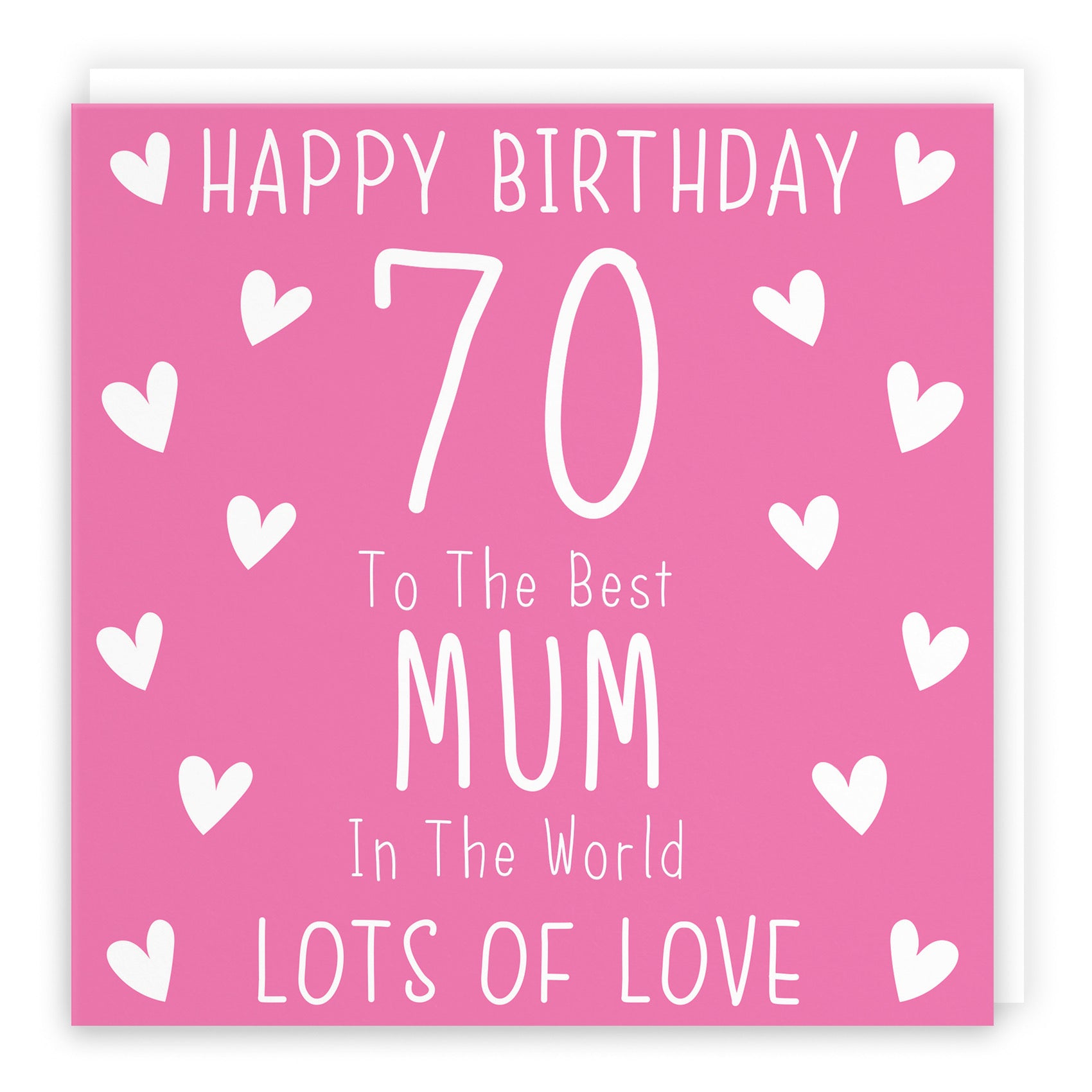 70th Mum Birthday Card Iconic - Default Title (B09Q7N6P9D)