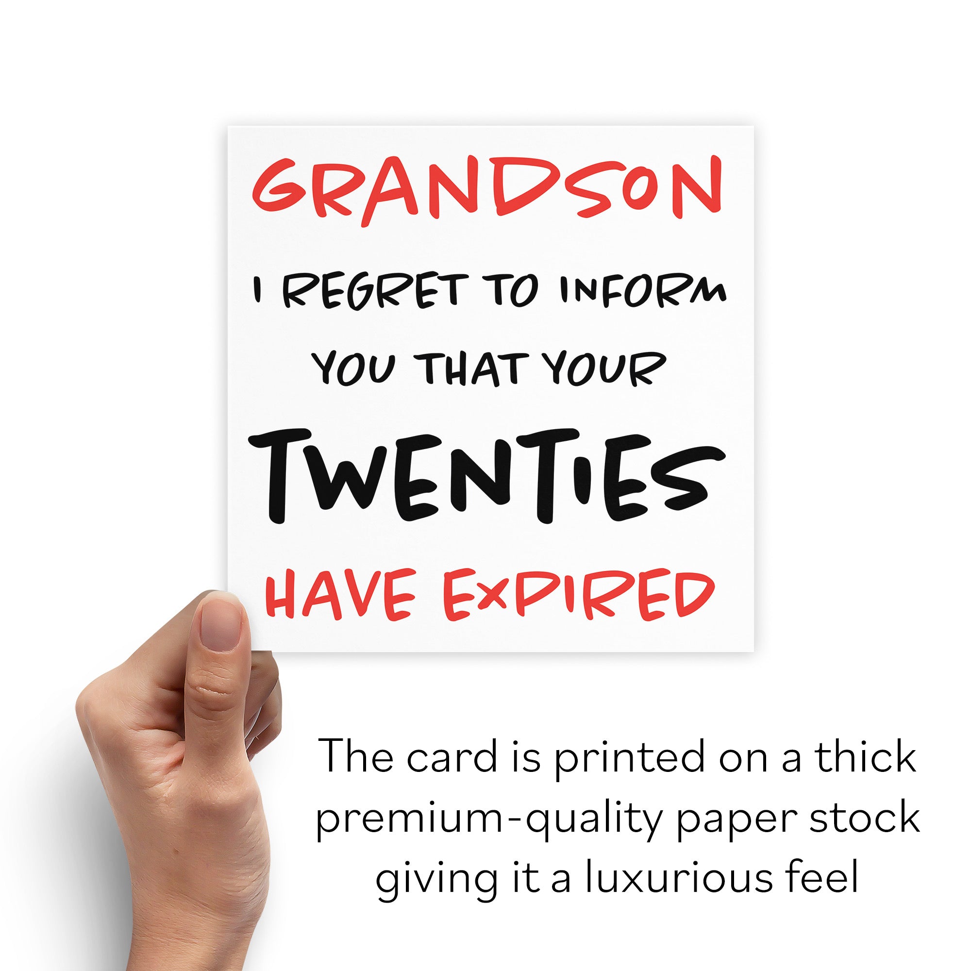 30th Grandson Birthday Card Retro - Default Title (B09Q7N8FVN)