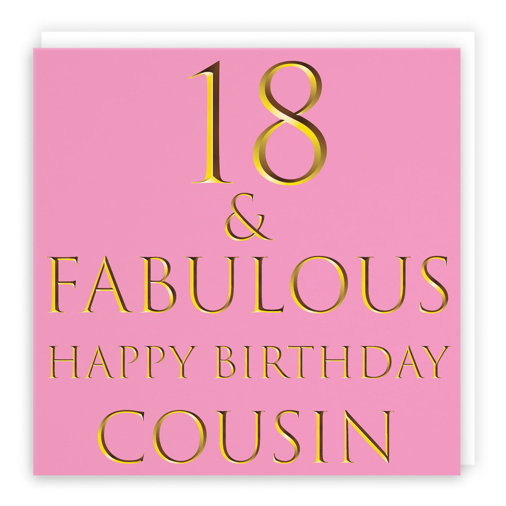 18th Cousin Birthday Card Fabulous - Default Title (B09Q7NFL2G)