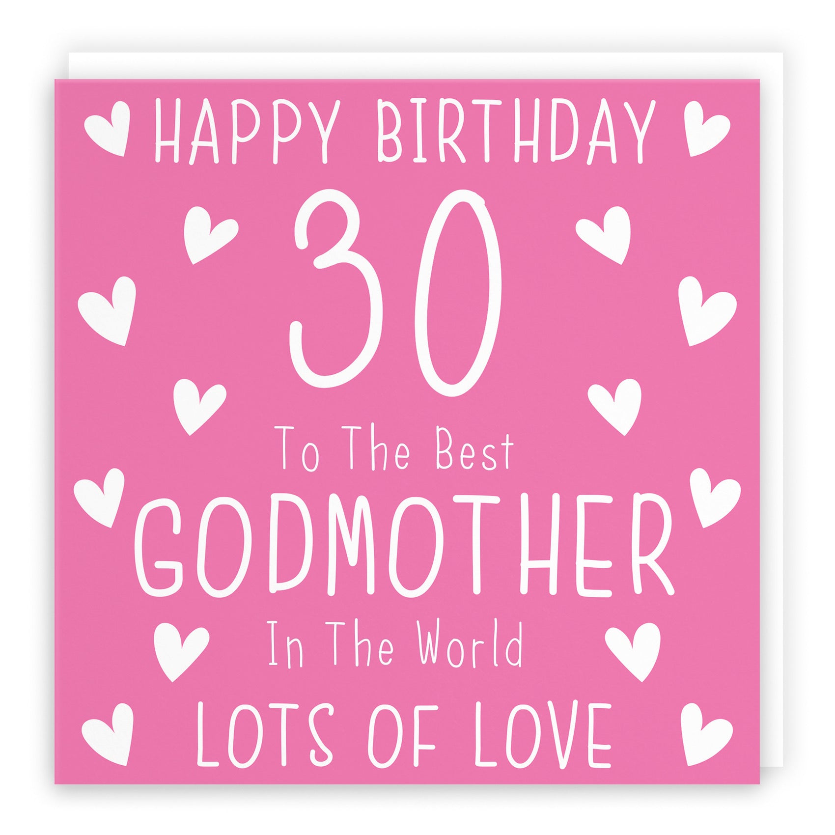 30th Godmother Birthday Card Iconic - Default Title (B09Q7P23BY)