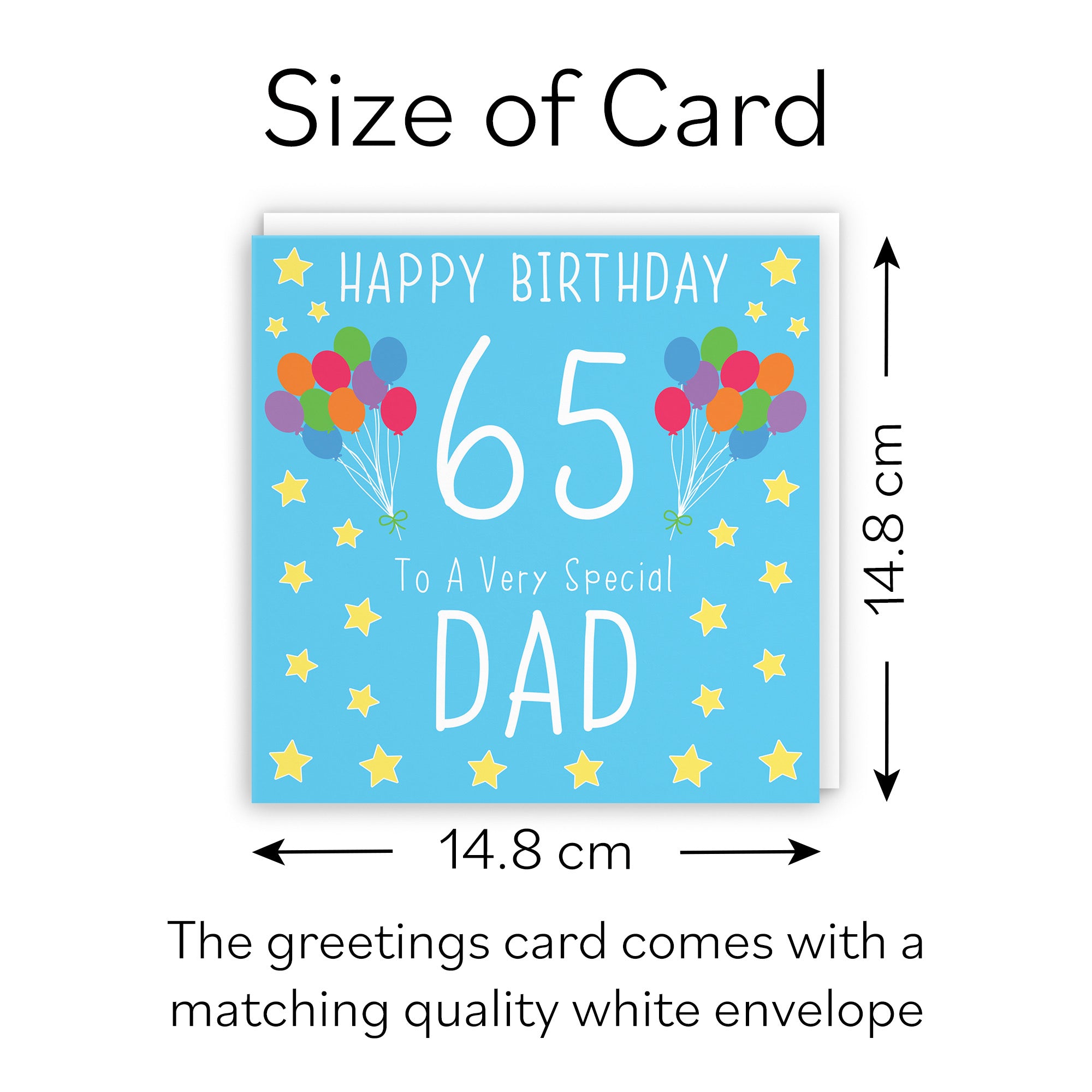 65th Dad Birthday Card Iconic - Default Title (B09Q7PW254)