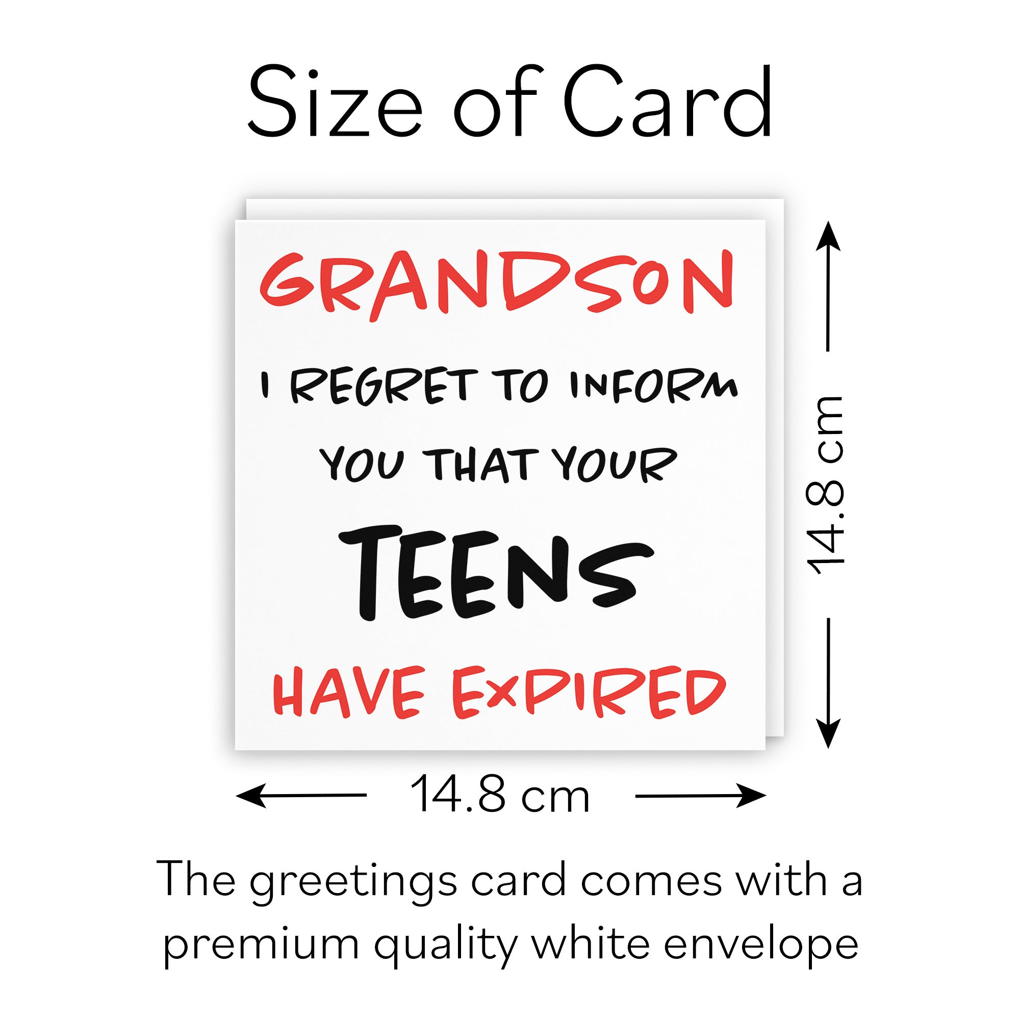 20th Grandson Birthday Card Retro - Default Title (B09Q7QJPYR)