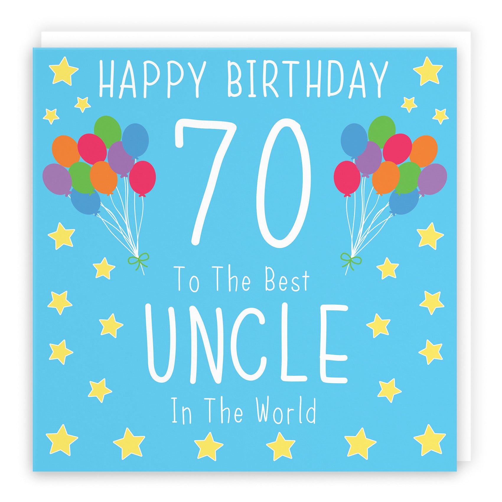 70th Uncle Birthday Card Iconic - Default Title (B09Q7R4XH7)