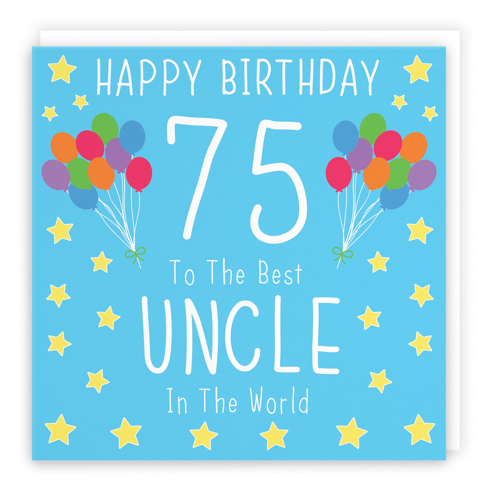 75th Uncle Birthday Card Iconic - Default Title (B09Q7YRM47)