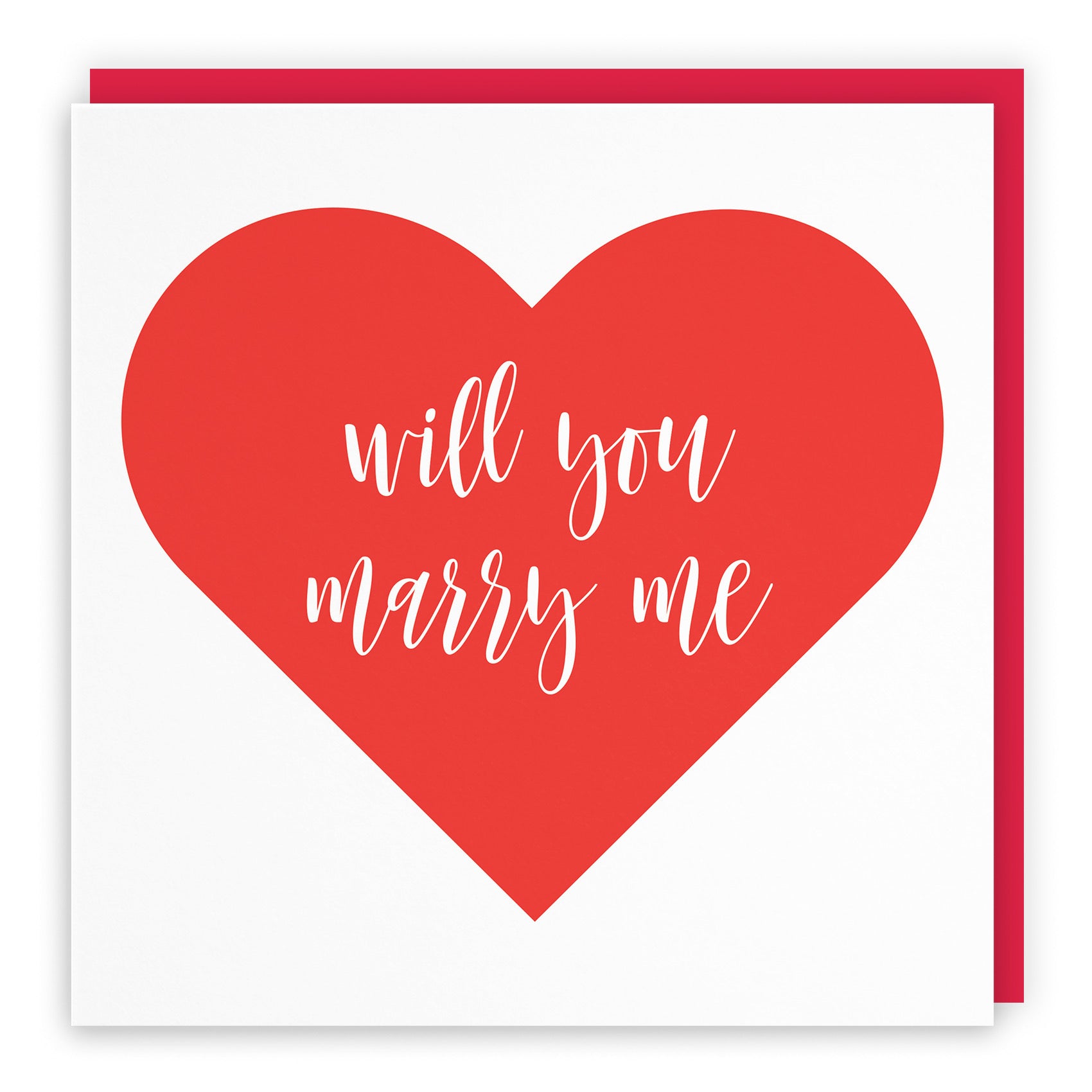 Will You Marry Me Proposal Card Love Heart - Default Title (B09R6CCJJM)