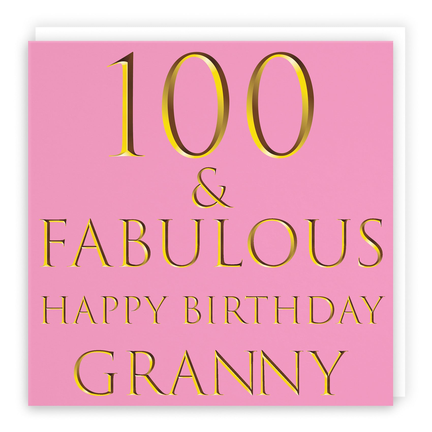 100th Granny Birthday Card Fabulous - Default Title (B09RT35LSS)