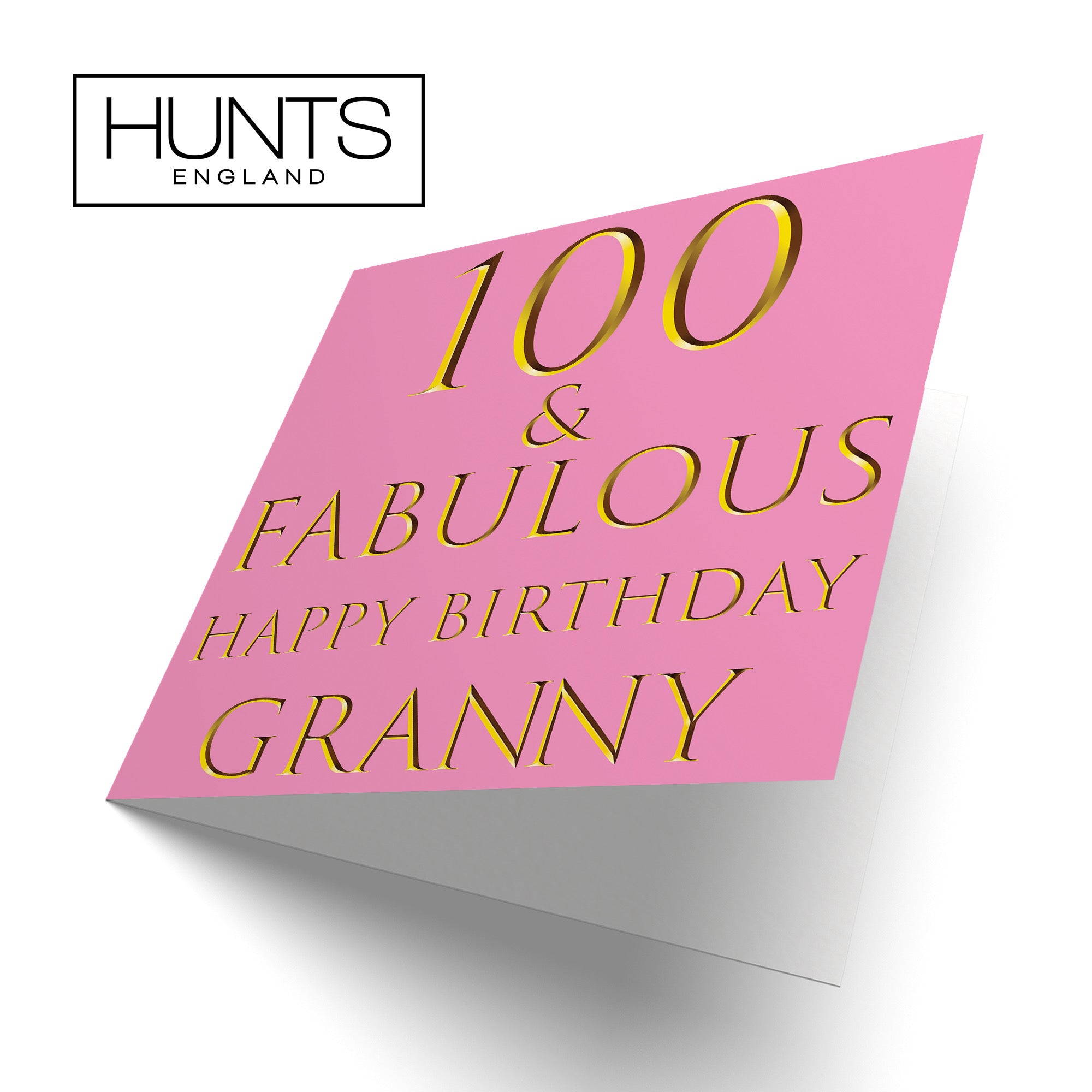 100th Granny Birthday Card Fabulous - Default Title (B09RT35LSS)