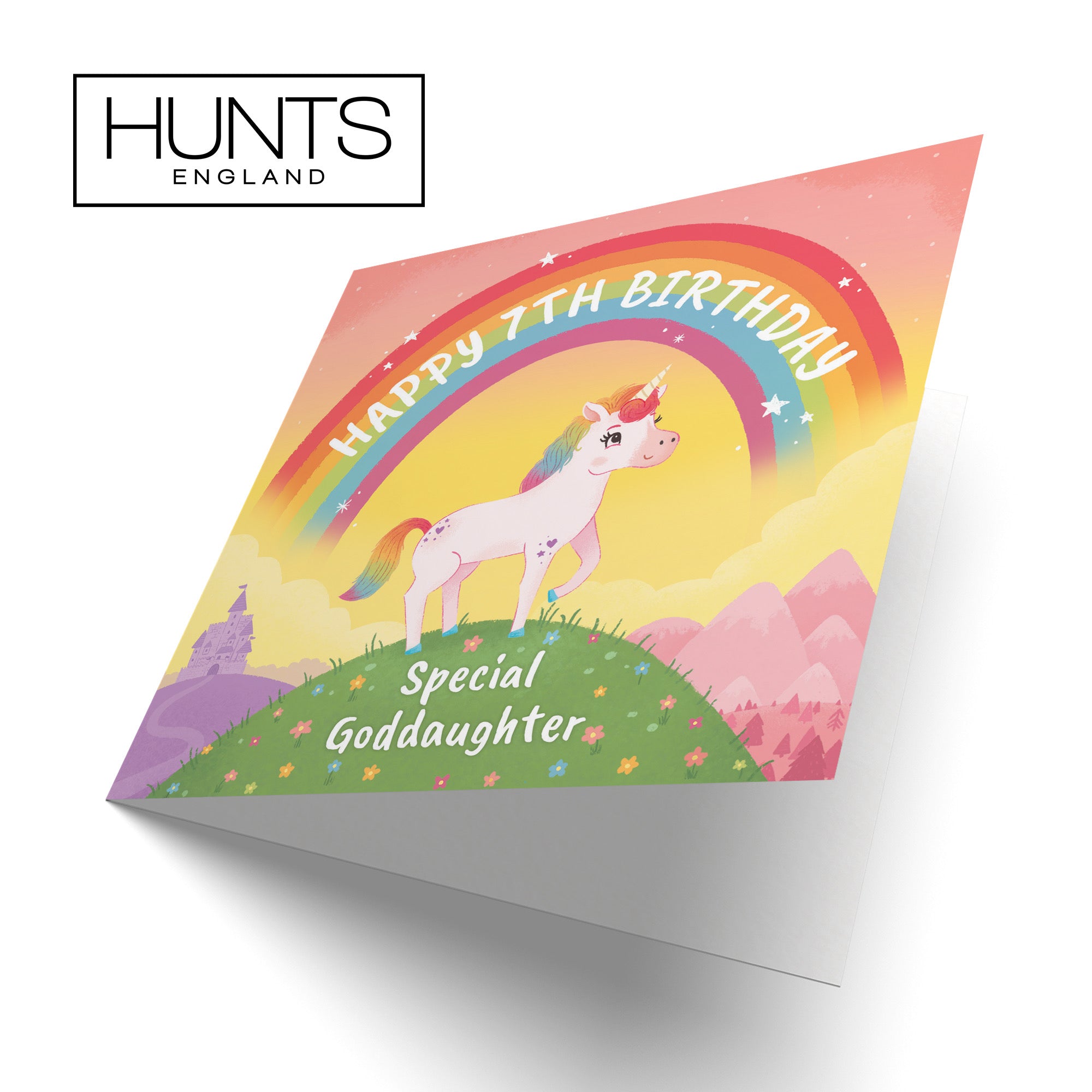 7th Goddaughter Unicorn Birthday Card Imagination - Default Title (B09ZVH5BJ1)