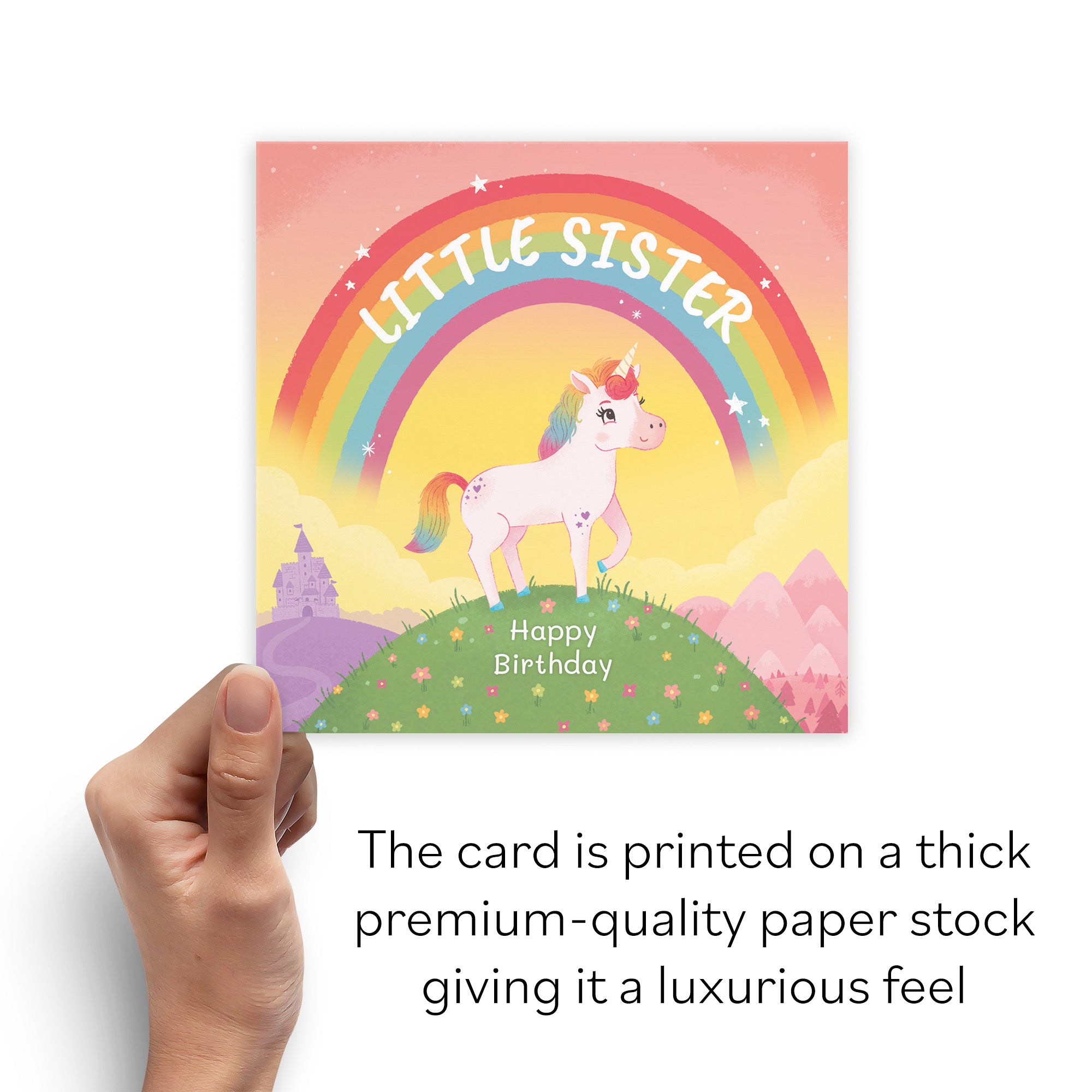 Unicorn Kids Relation Birthday Card: For A Magical Daughter, Sister, Niece, Any Relation – Prints With Personality