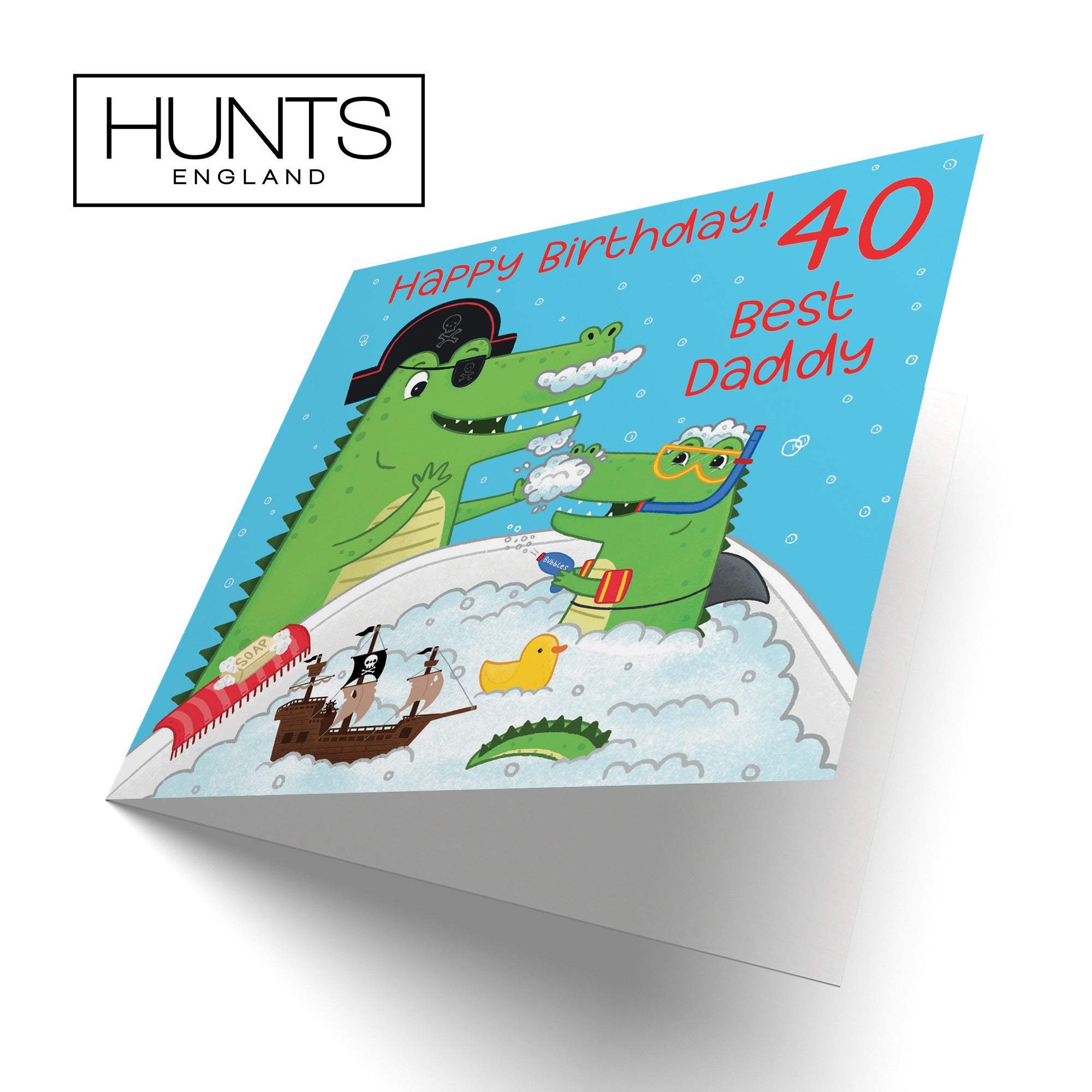 40th Daddy Crocodile Birthday Card Imagination - Default Title (B0B46GMXGV)