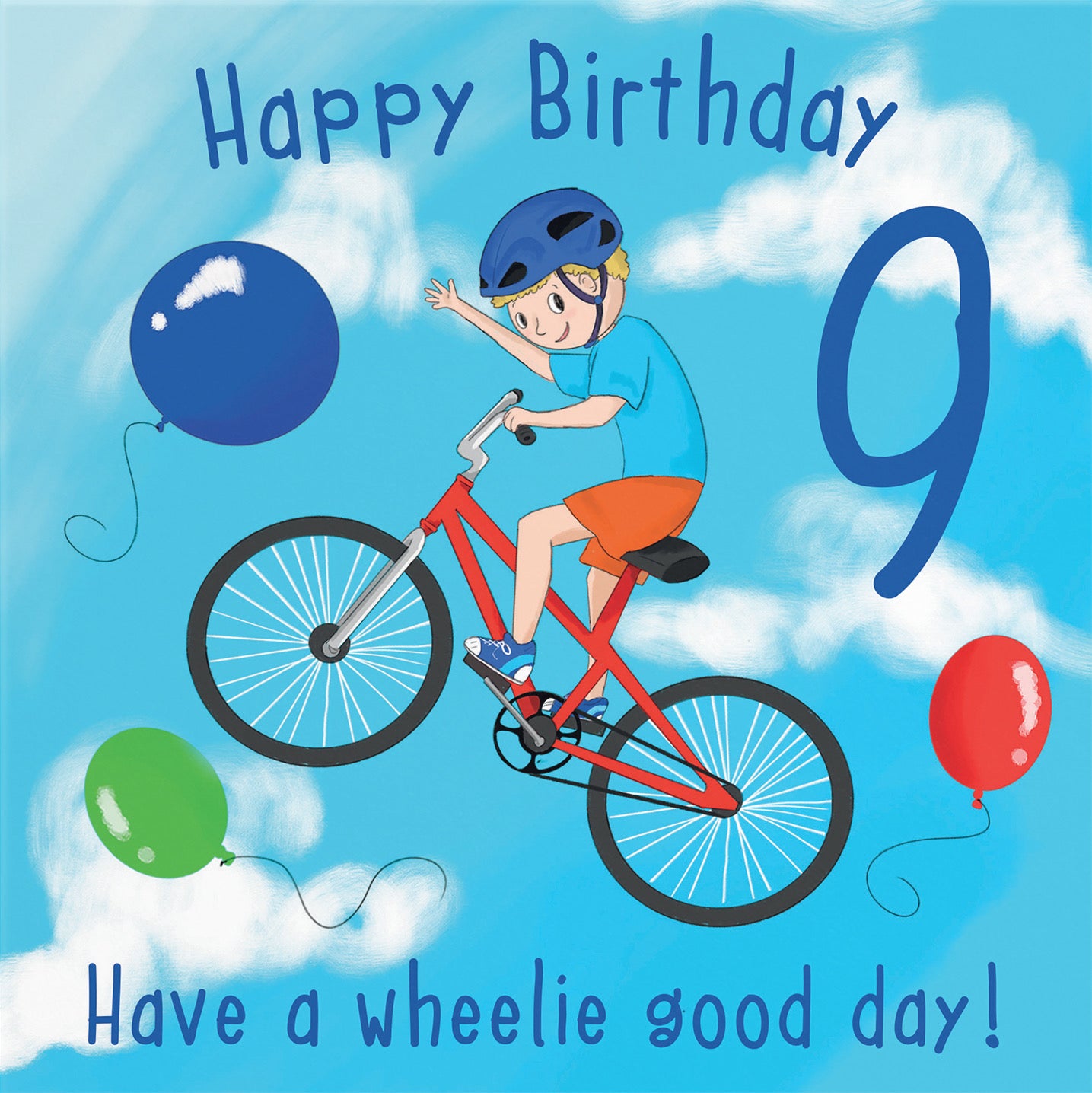 9th Birthday Card BMX Bike Adventurers - Default Title (B0B46GRGC5)