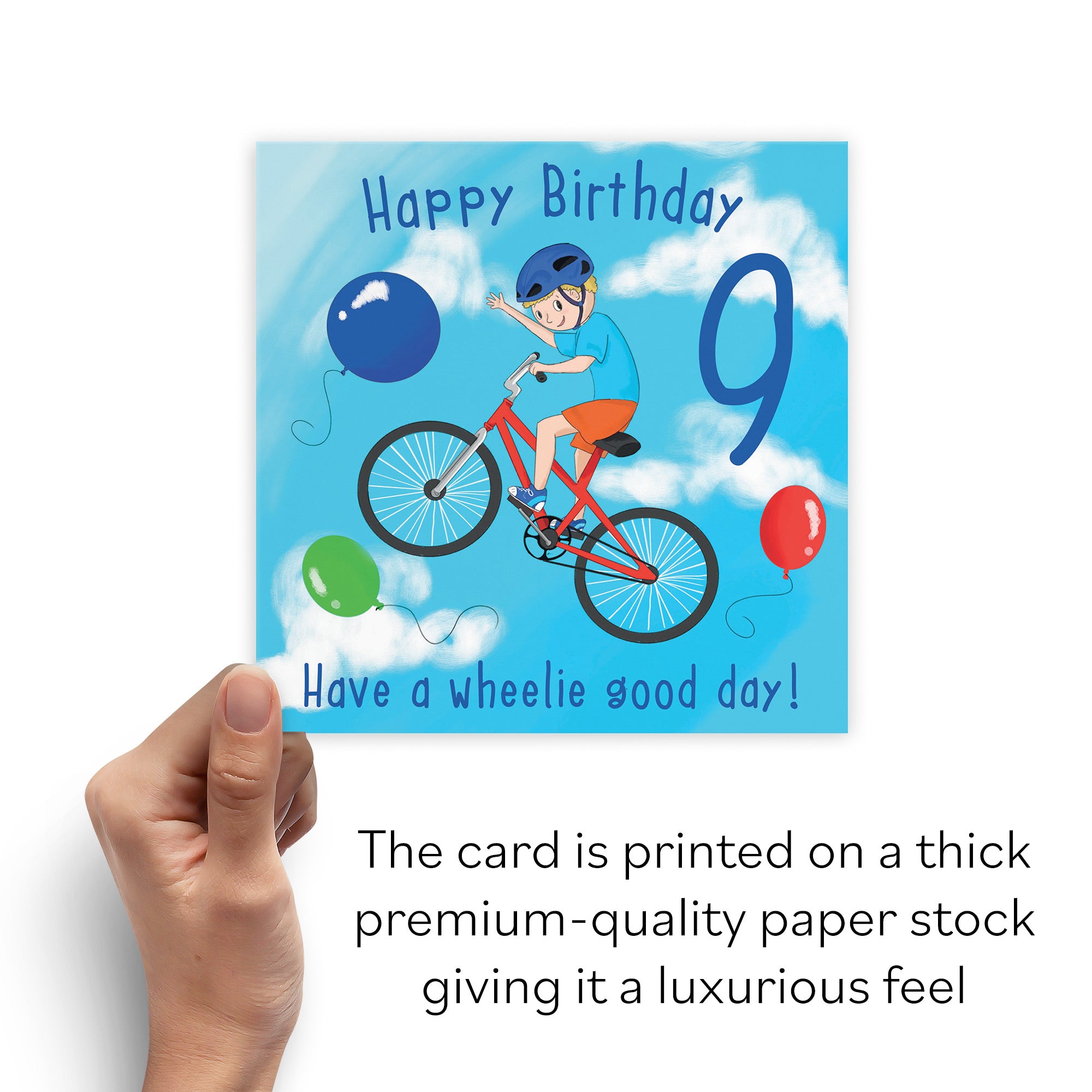 9th Birthday Card BMX Bike Adventurers - Default Title (B0B46GRGC5)