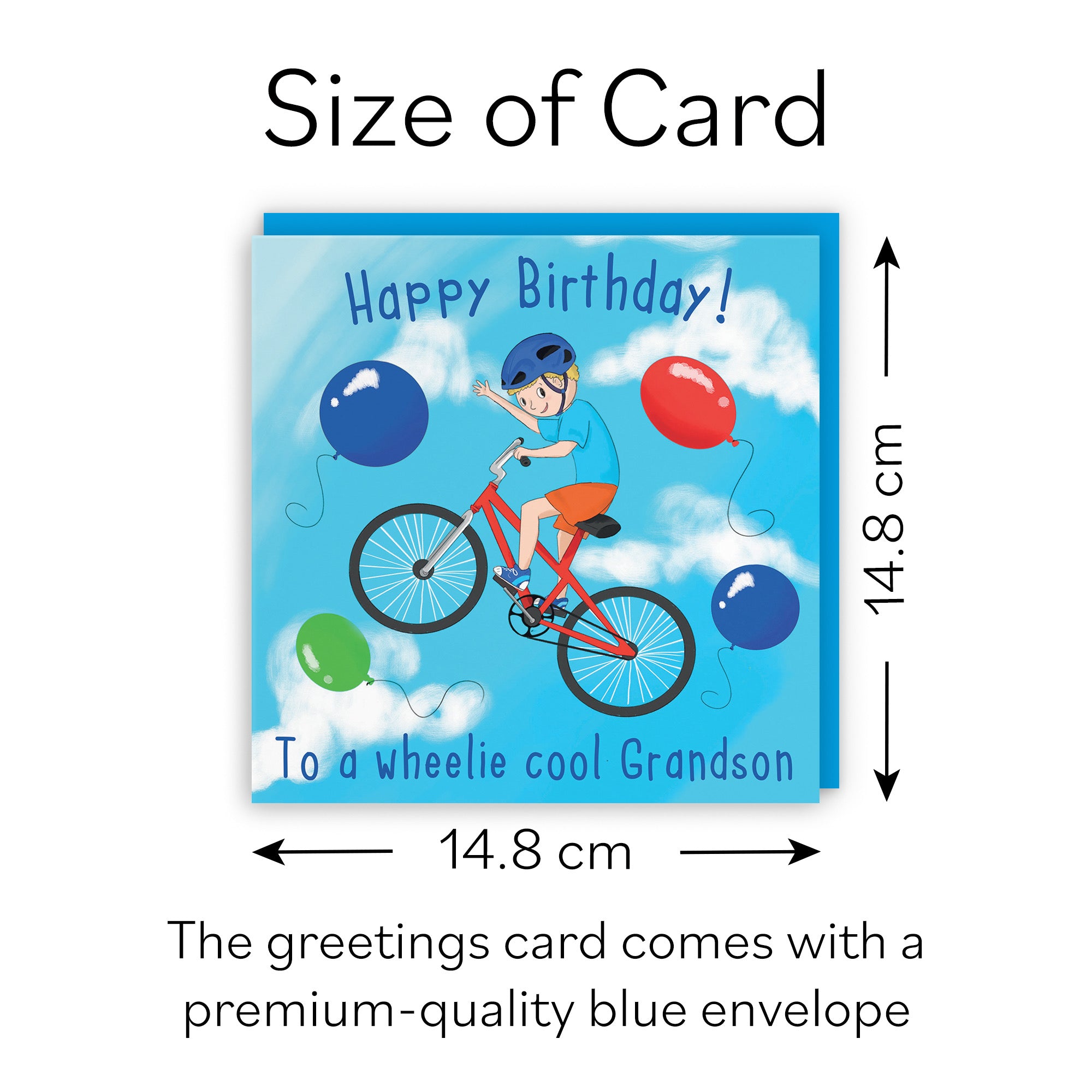 Grandson BMX Bike Birthday Card Adventurers - Default Title (B0B46KKP9C)