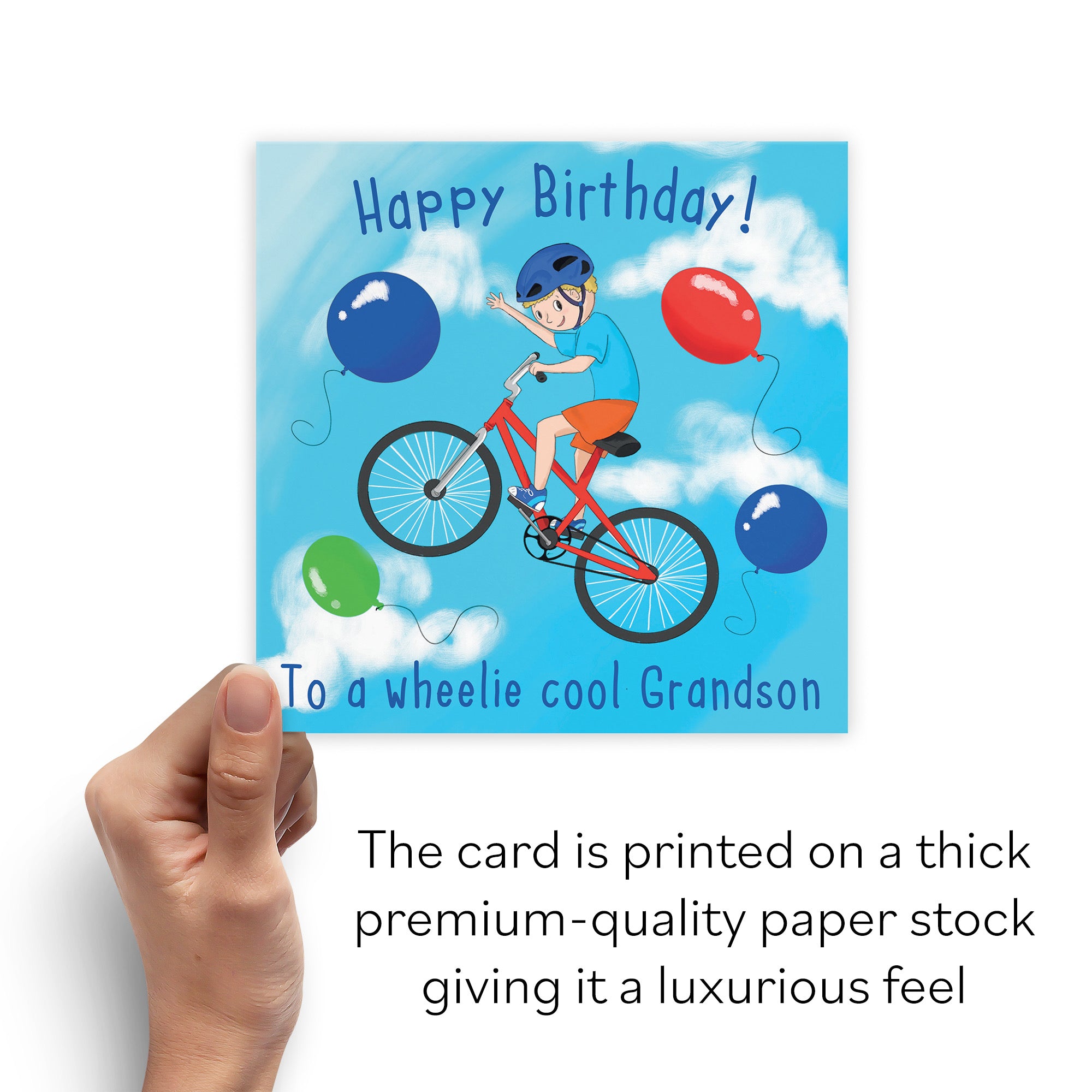 Grandson BMX Bike Birthday Card Adventurers - Default Title (B0B46KKP9C)