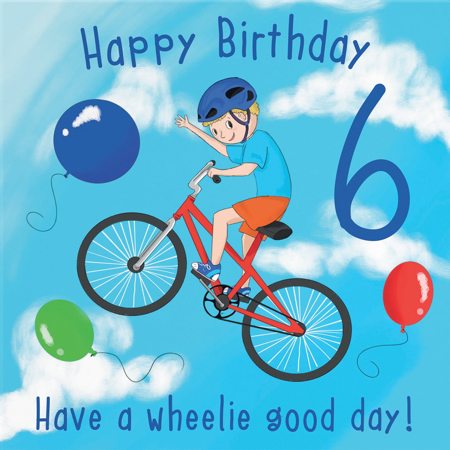 6th Birthday Card BMX Bike Adventurers - Default Title (B0B46LQKMC)