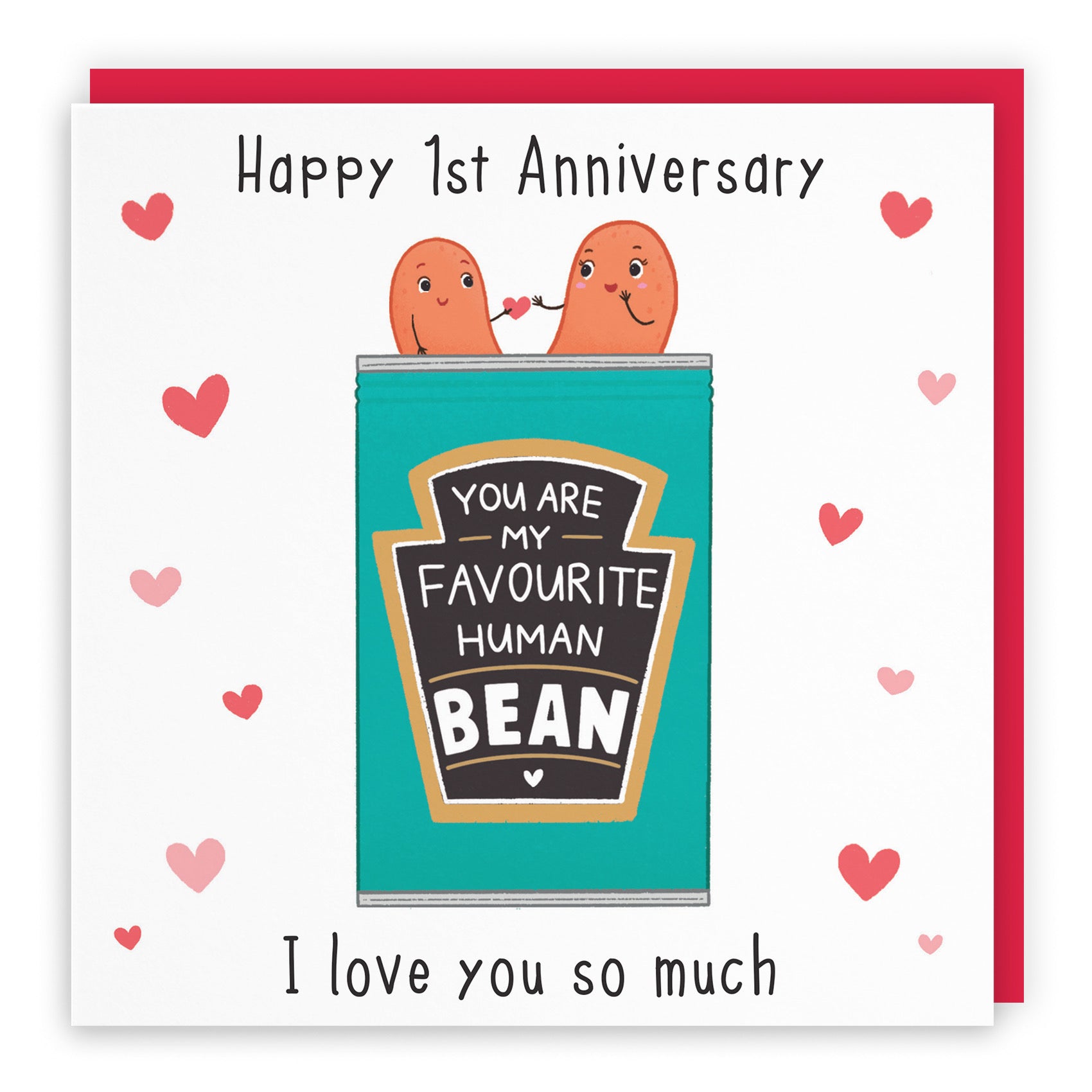 1st Bean Anniversary Card Iconic - Default Title (B0B51Y7ZZ2)