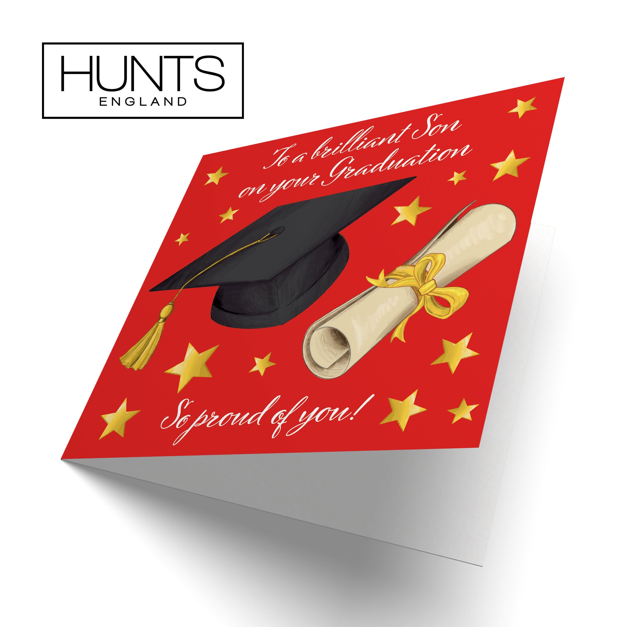 Son Graduation Congratulations Card Stars - Default Title (B0B52JRW92)