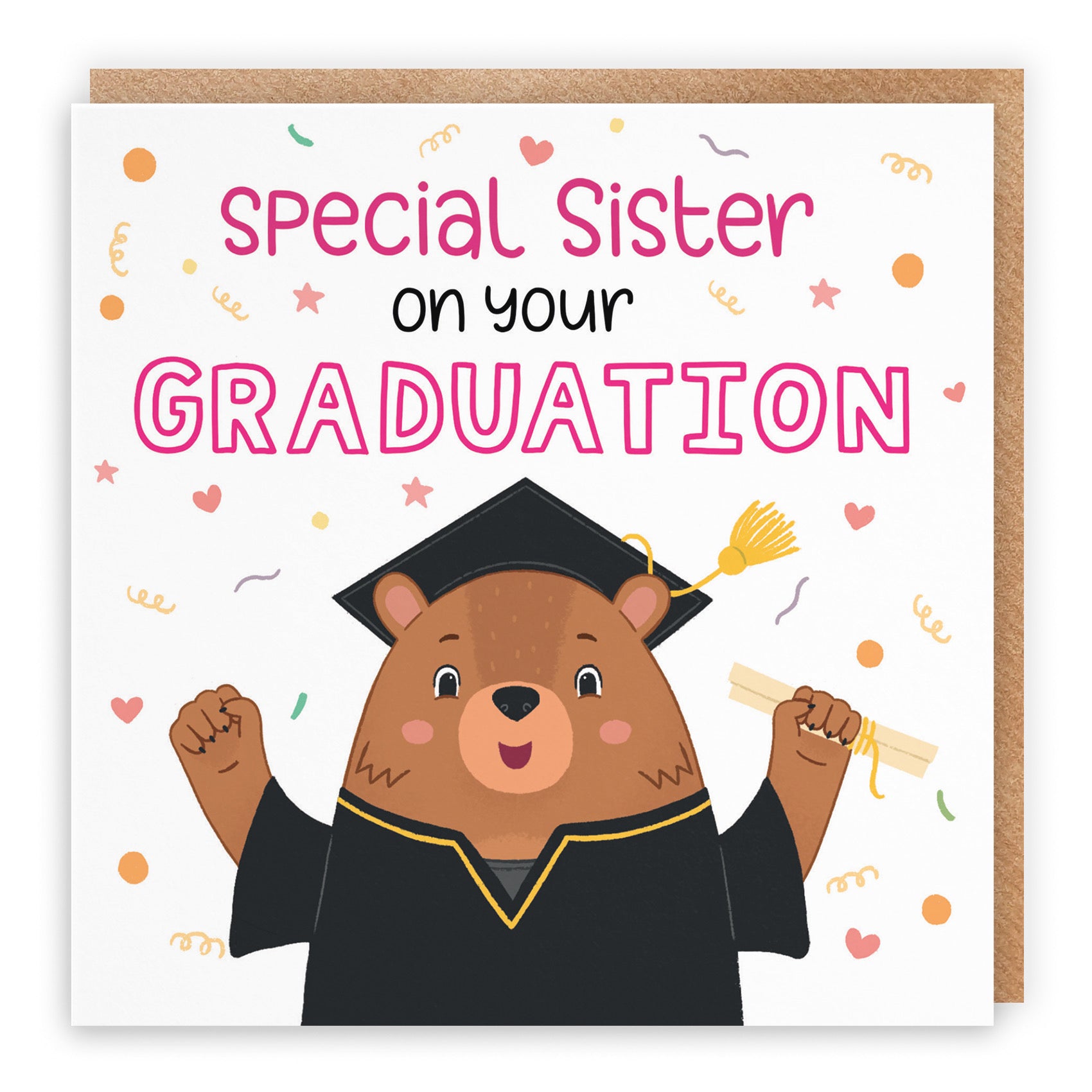 Sister Graduation Bears Congratulations Card - Default Title (B0B52KD31M)