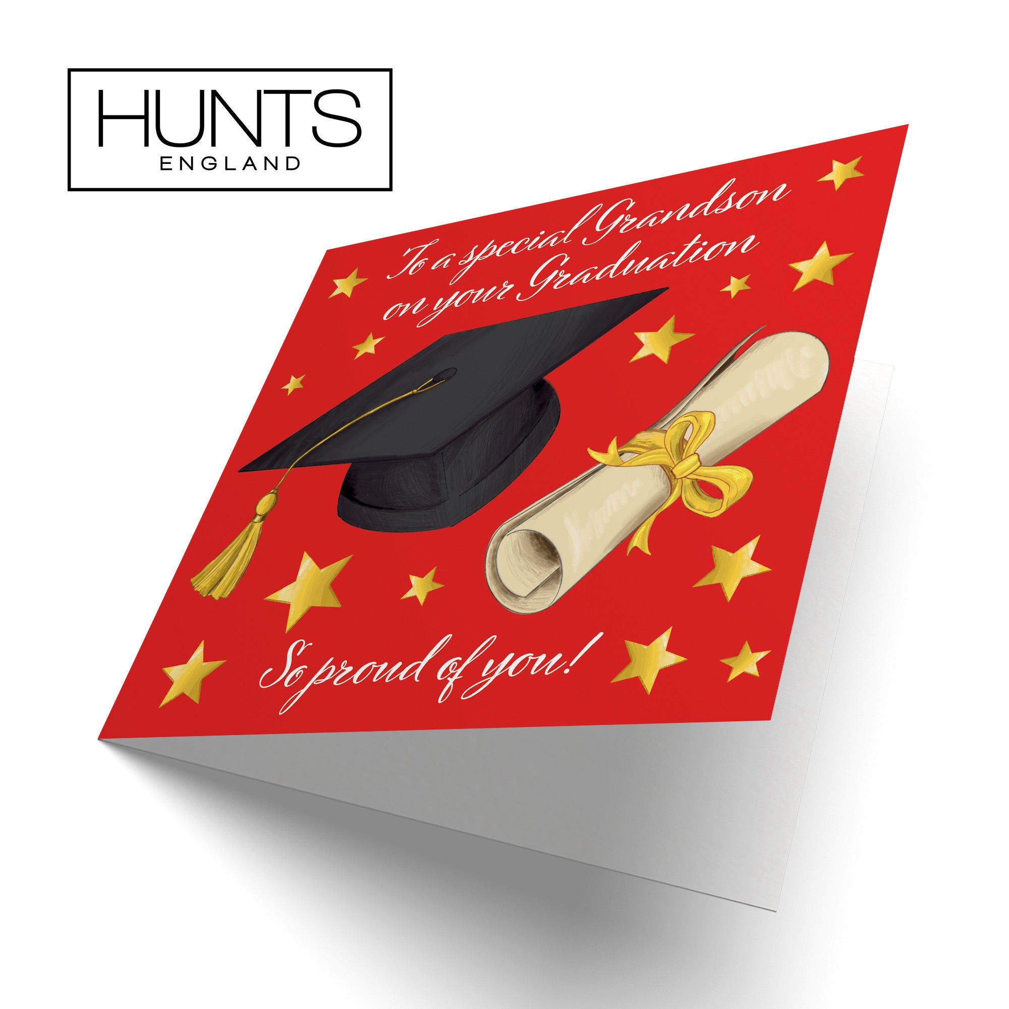 Grandson Graduation Congratulations Card Stars - Default Title (B0B52KYZ3W)