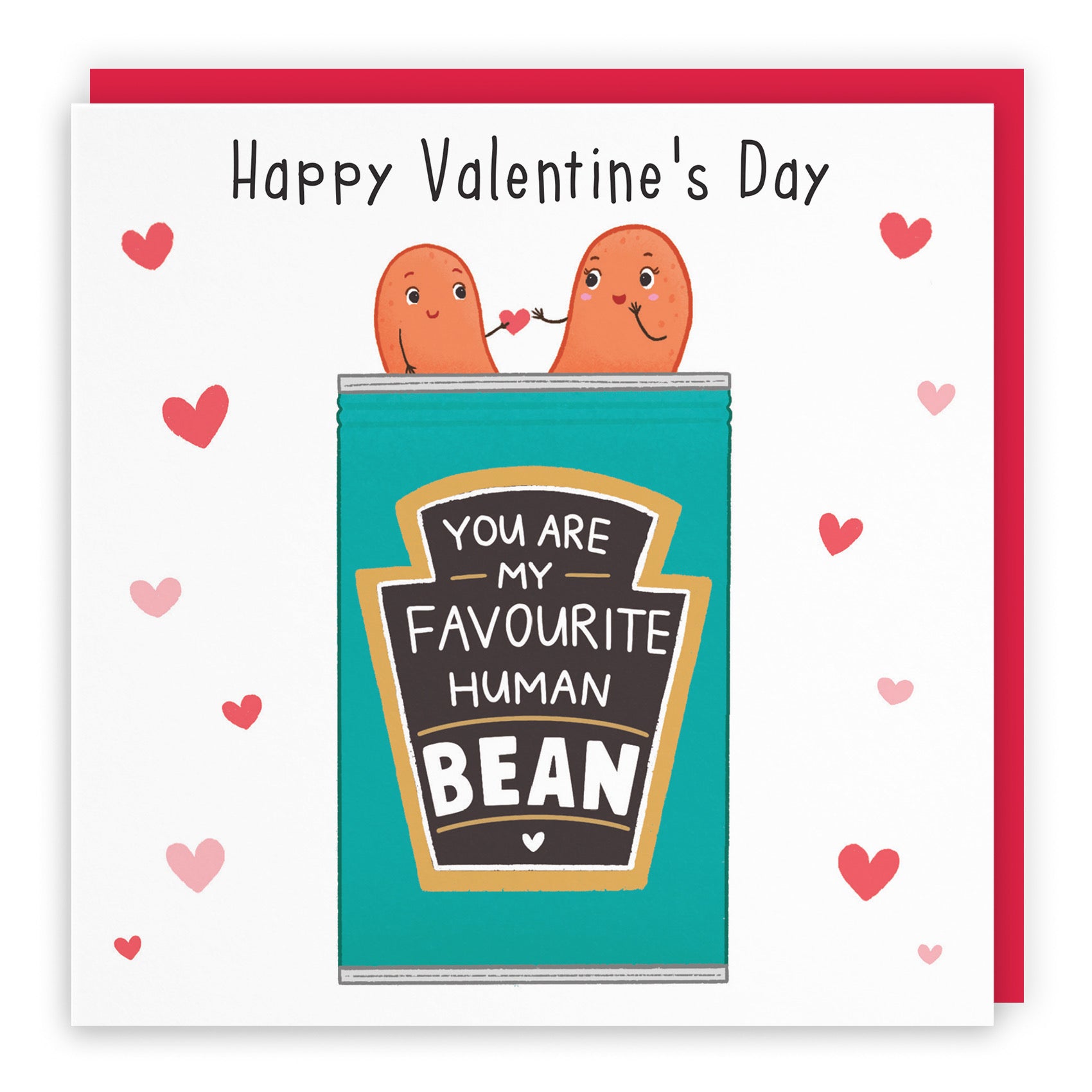Bean Valentine's Day Card Iconic - Default Title (B0B5446PF9)