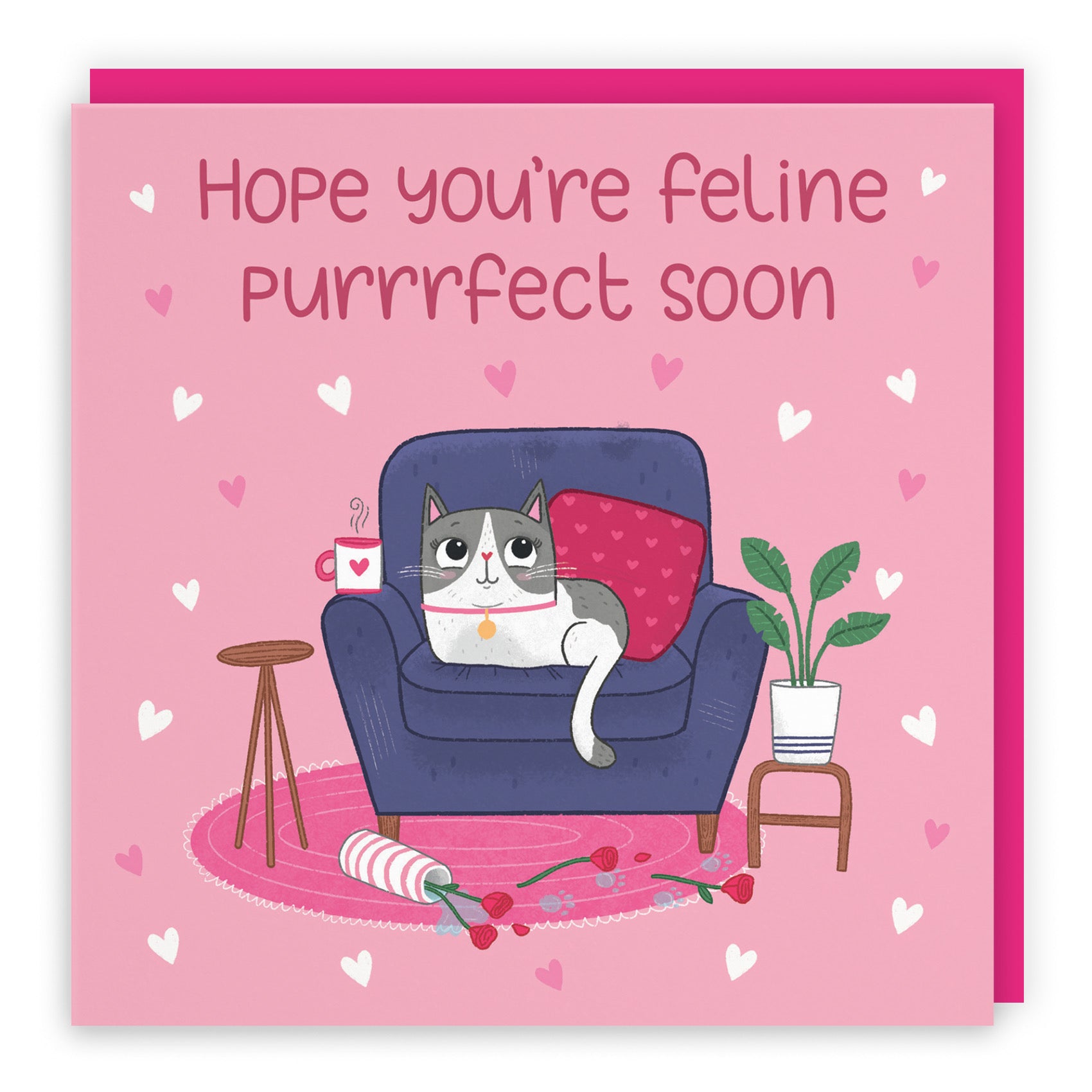 Get Well Cat Card Iconic - Default Title (B0B5451H24)