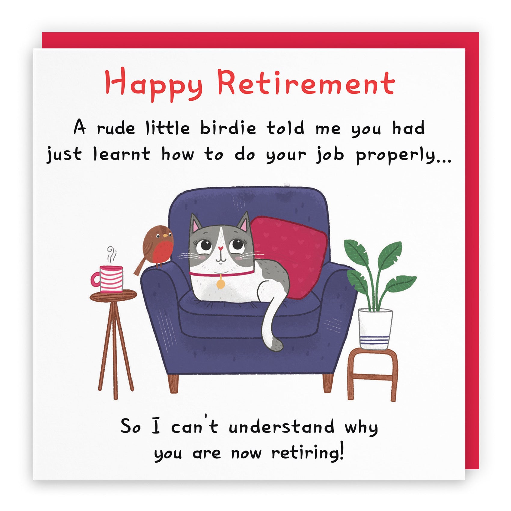 Rude Birdie Retirement Card Iconic - Default Title (B0B549TGN8)