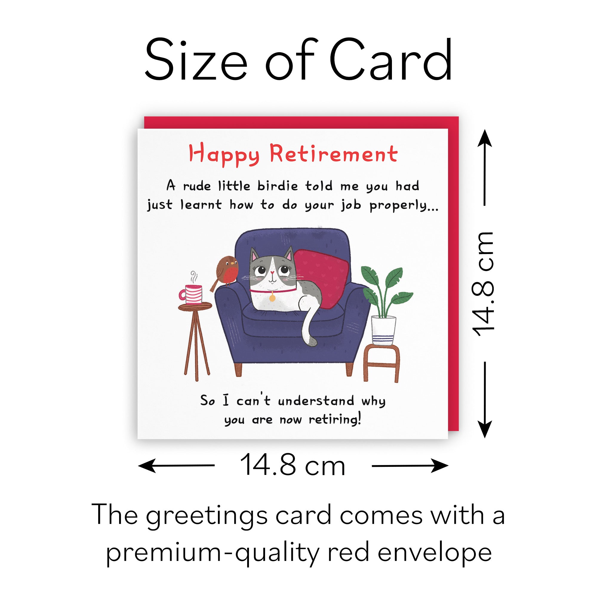 Rude Birdie Retirement Card Iconic - Default Title (B0B549TGN8)