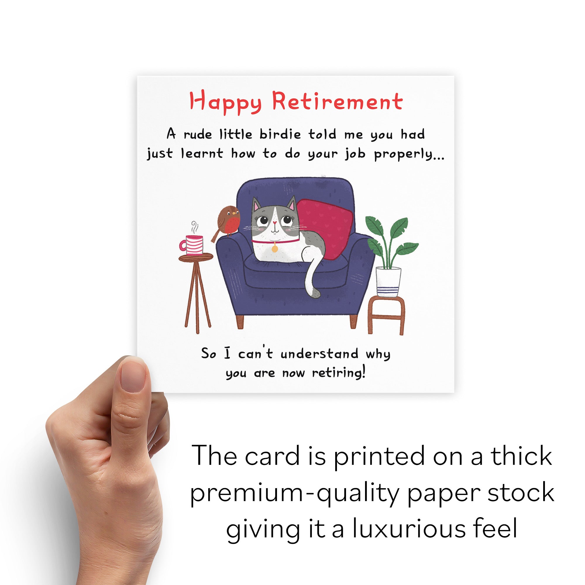 Rude Birdie Retirement Card Iconic - Default Title (B0B549TGN8)