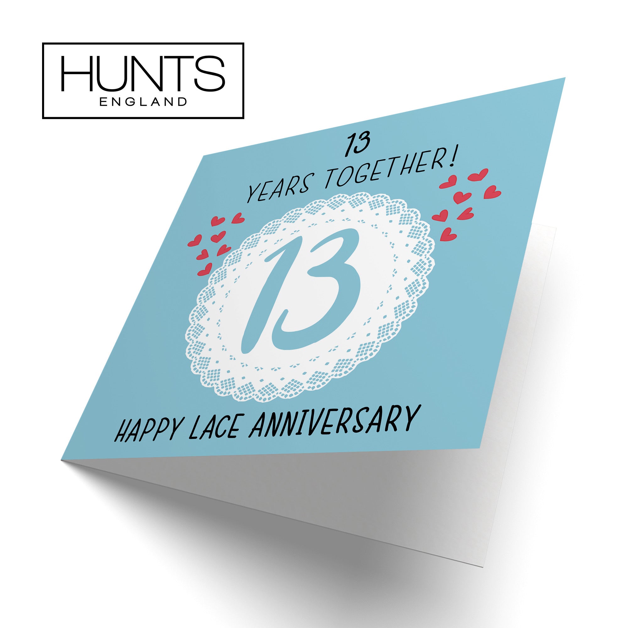 Large 13th Wedding Anniversary Card Iconic - Default Title (B0B678ZXMJ)