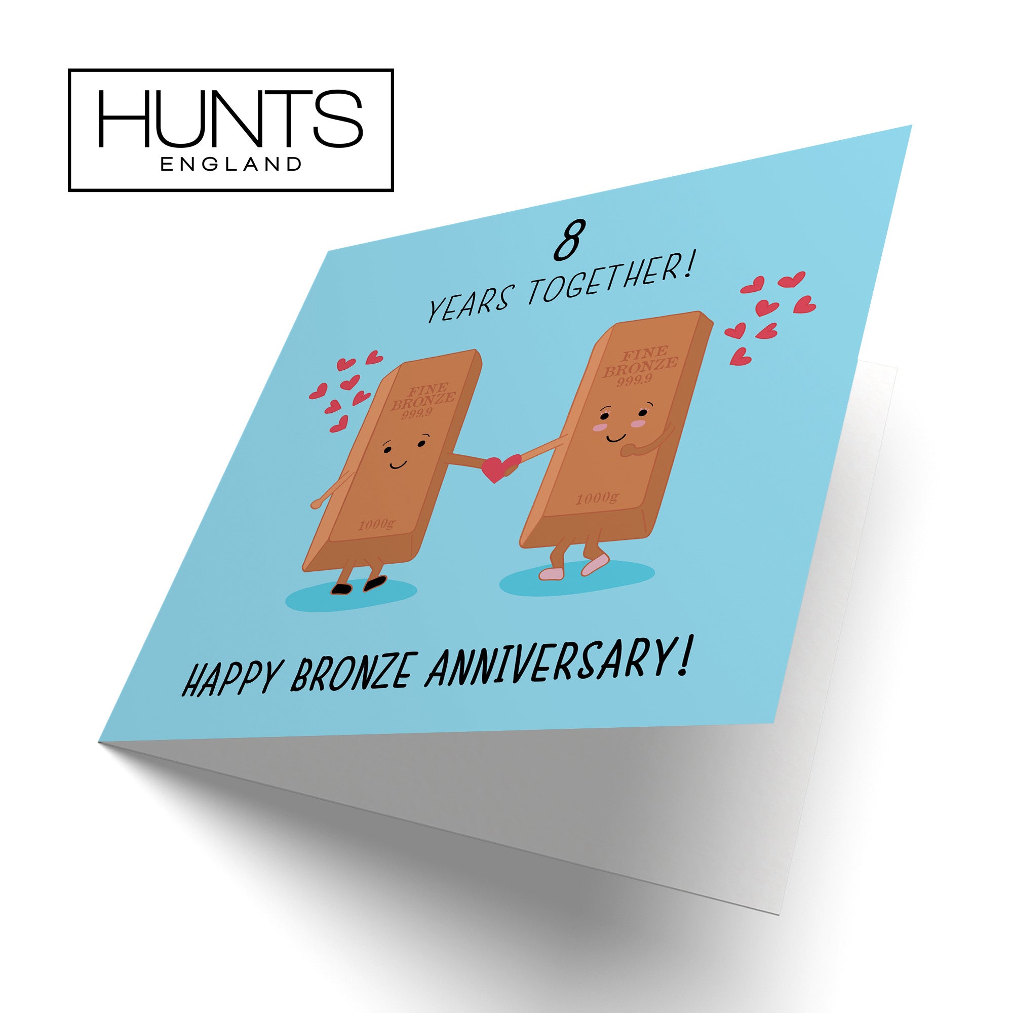 Large 8th Wedding Anniversary Card Iconic - Default Title (B0B6798SM1)