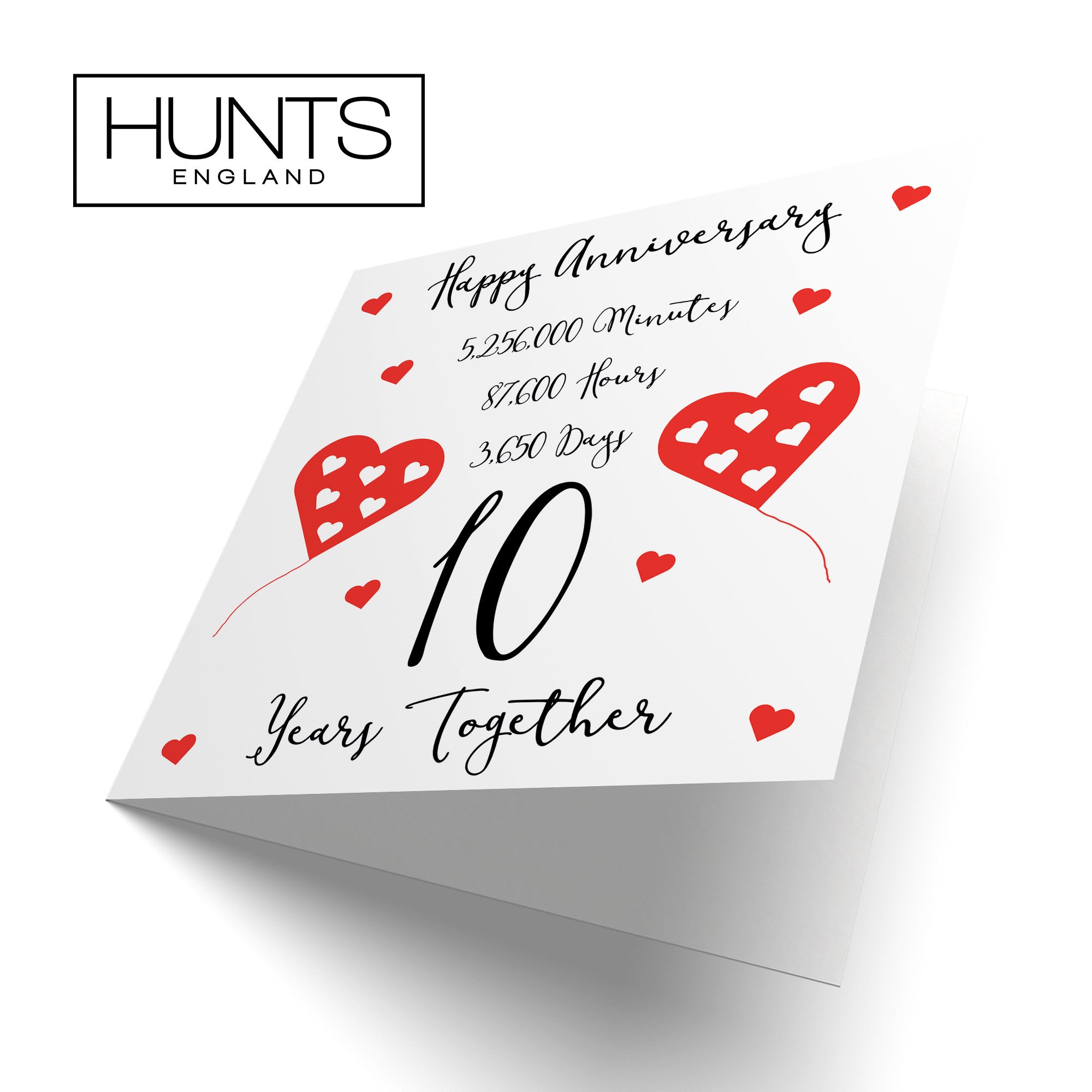 Large 10th Wedding Anniversary Card Timeless - Default Title (B0B679TLSM)