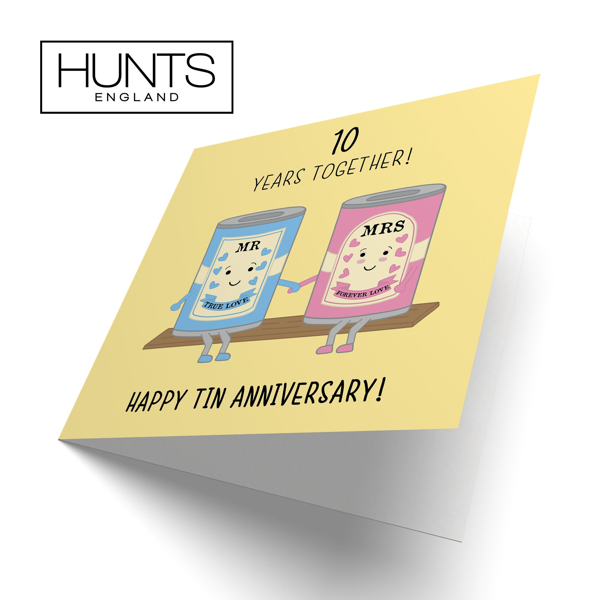 Large 10th Wedding Anniversary Card Iconic - Default Title (B0B679VF56)