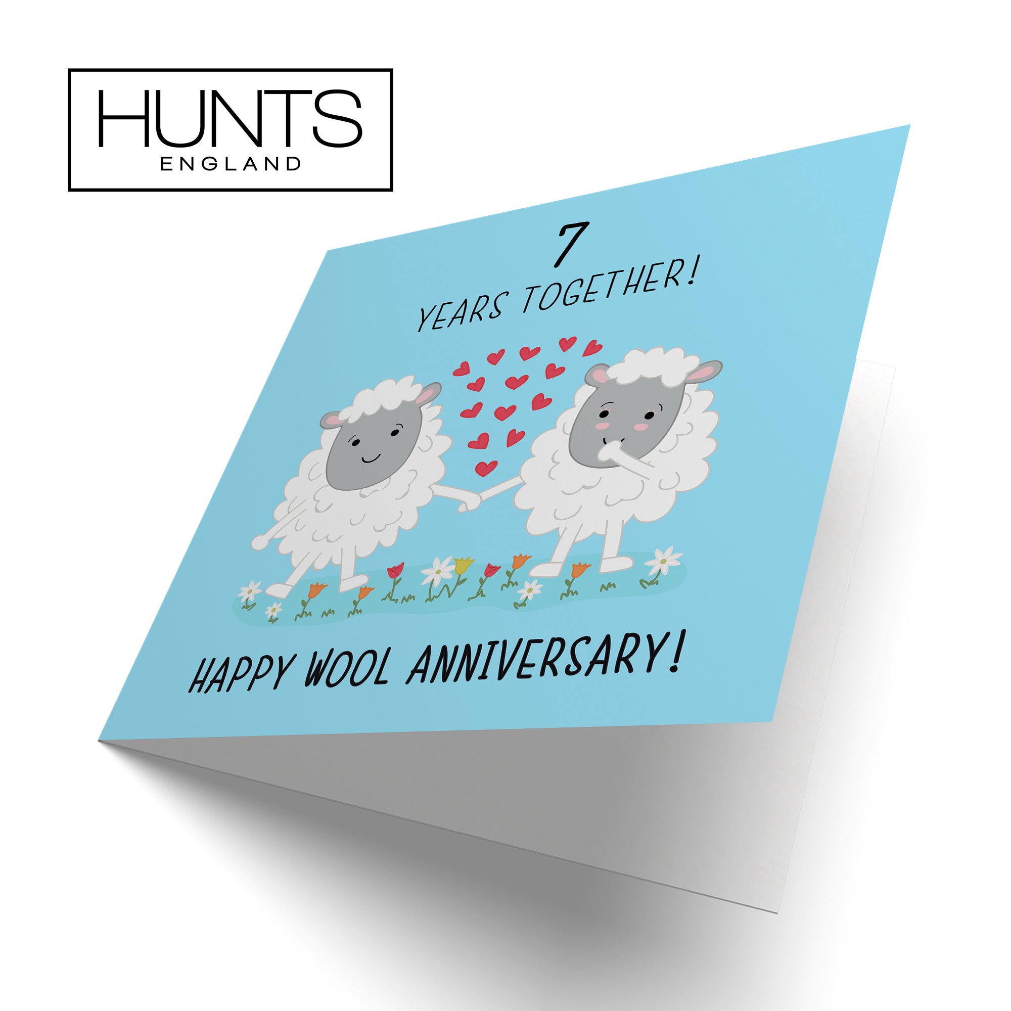 Large 7th Wedding Anniversary Card Iconic - Default Title (B0B67B92VW)