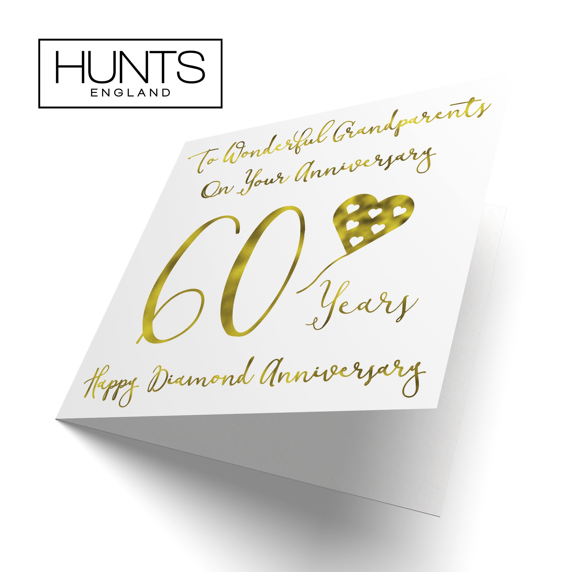 Large Grandparents 60th Anniversary Card Milano - Default Title (B0B67BVD3L)