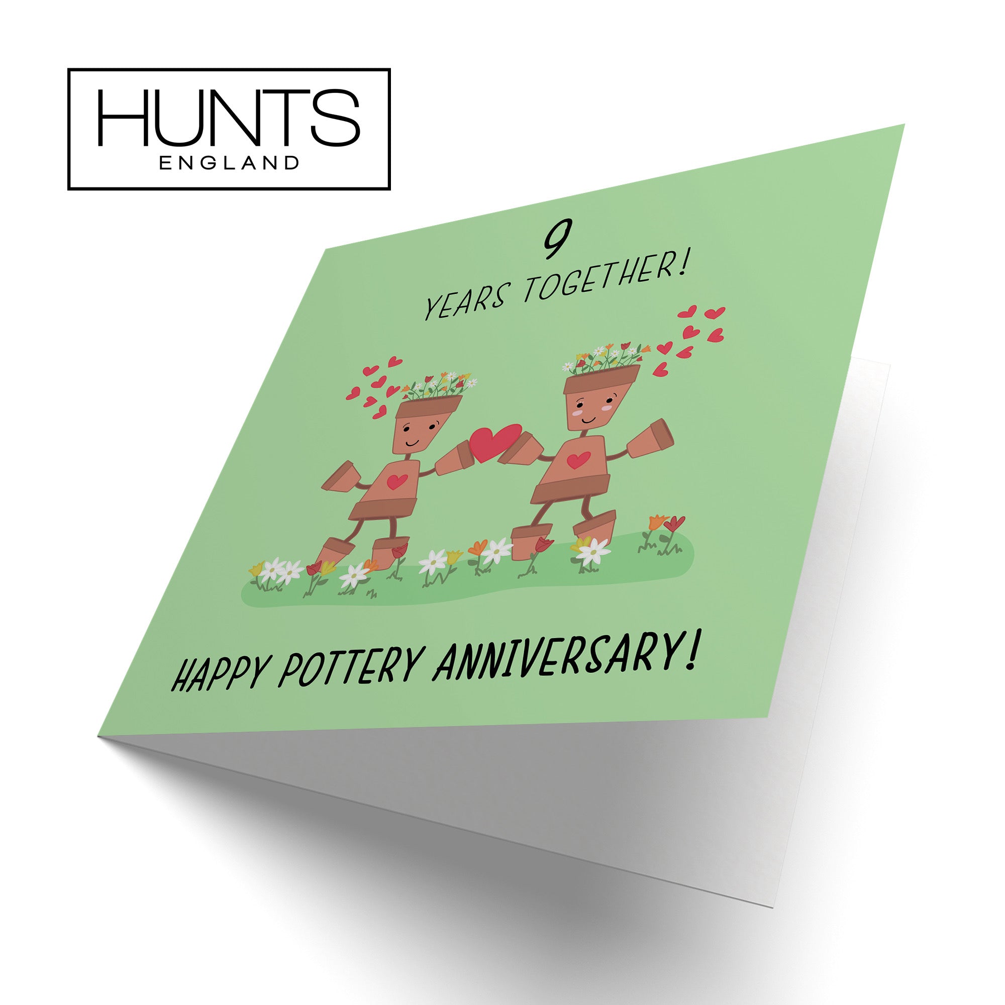 Large 9th Wedding Anniversary Card Iconic - Default Title (B0B67C3VVY)