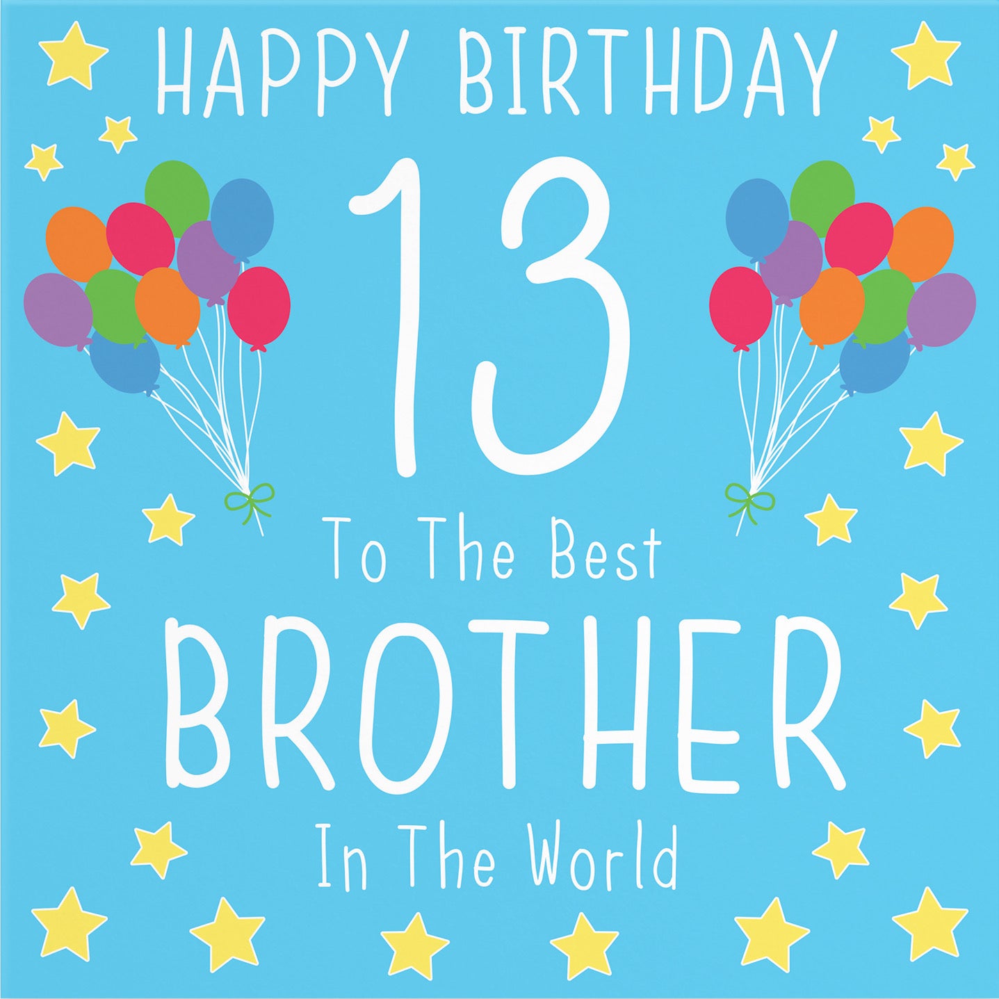 Large Brother 13th Birthday Card Iconic - Default Title (B0B69S1BXD)