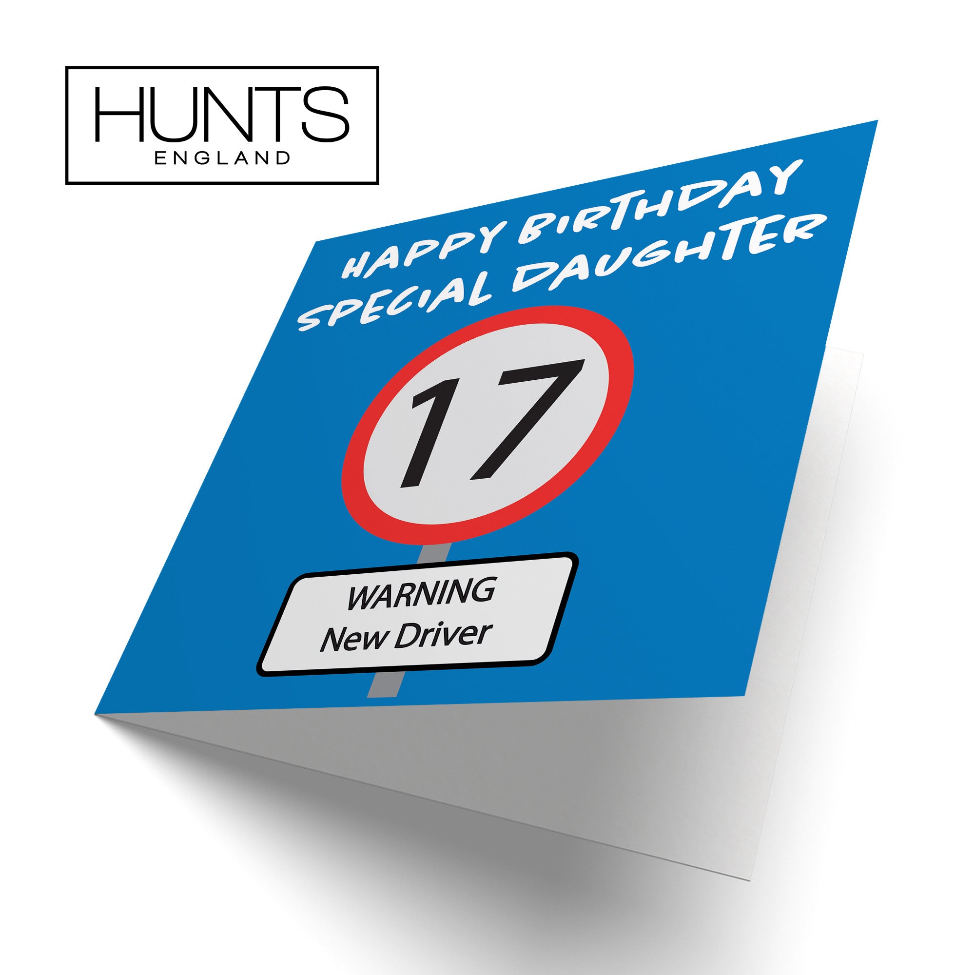 Large Daughter 17th Birthday Card Road Sign - Default Title (B0B69SGBN7)