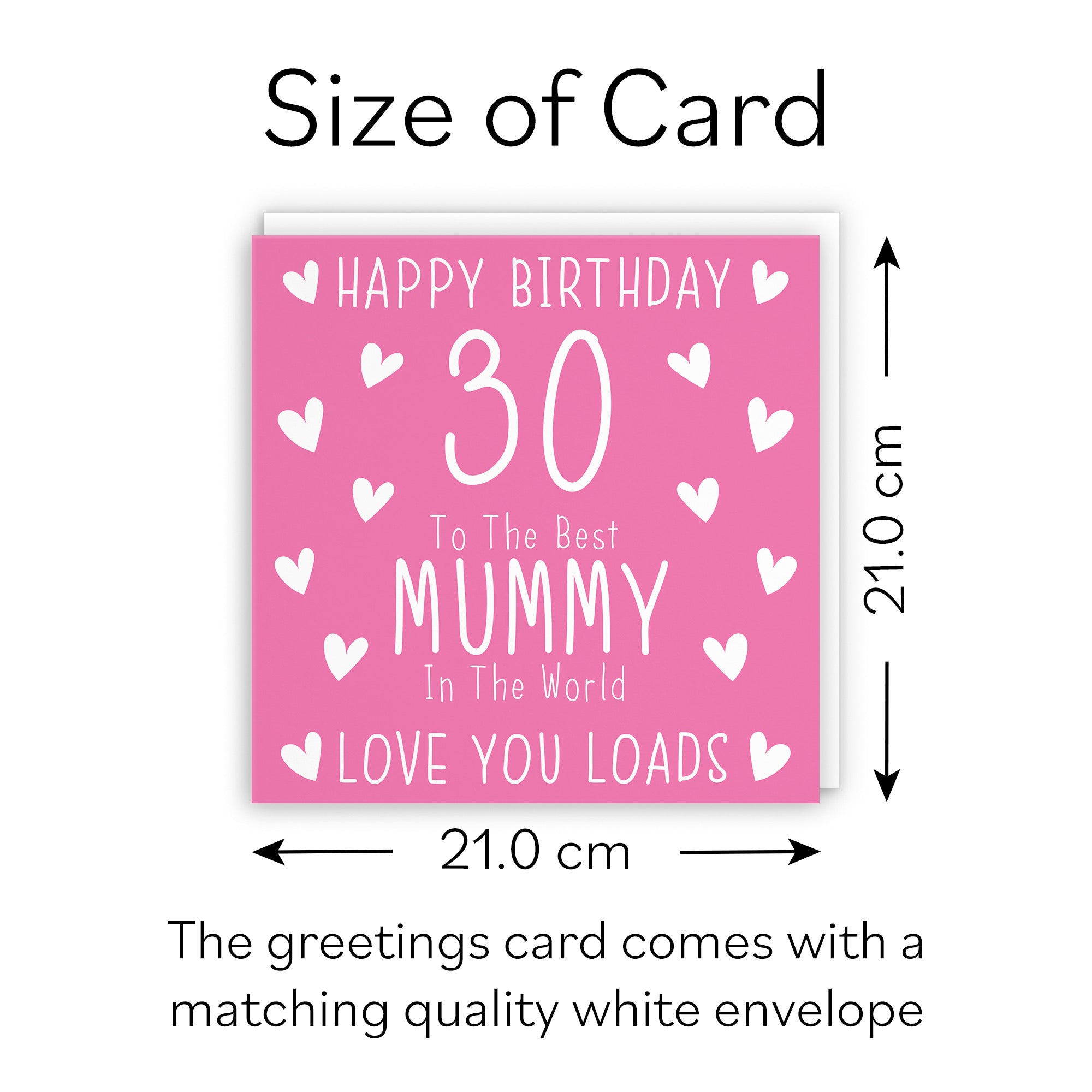 Large Mummy 30th Birthday Card Iconic - Default Title (B0B69SQKR8)