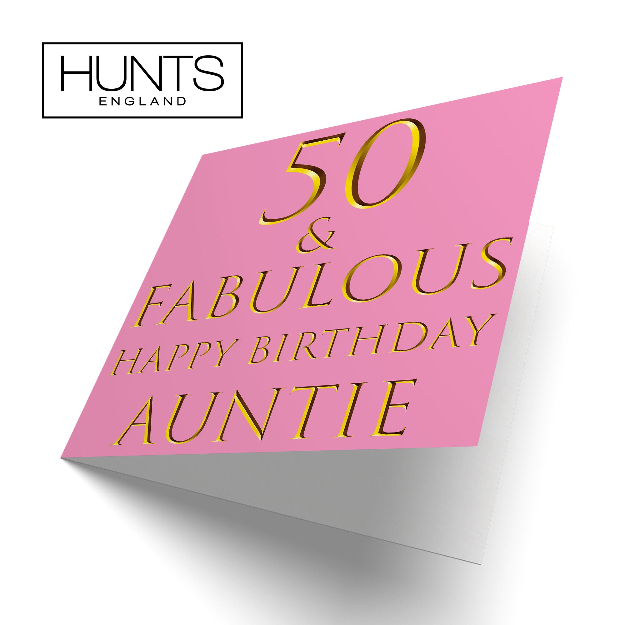 Large Auntie 50th Birthday Card Still Totally Fabulous - Default Title (B0B69T84XP)