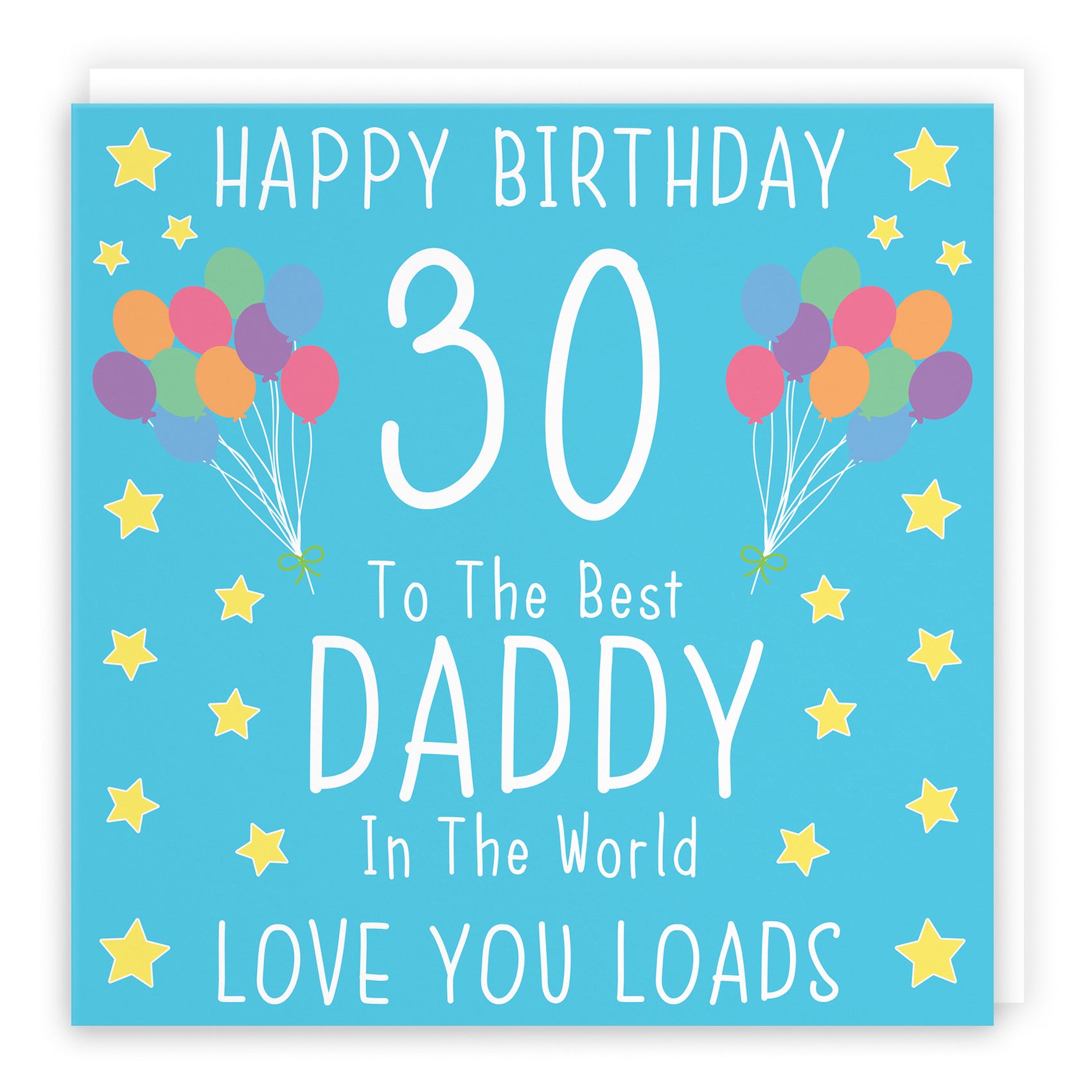 Large Daddy 30th Birthday Card Iconic - Default Title (B0B69V14GF)