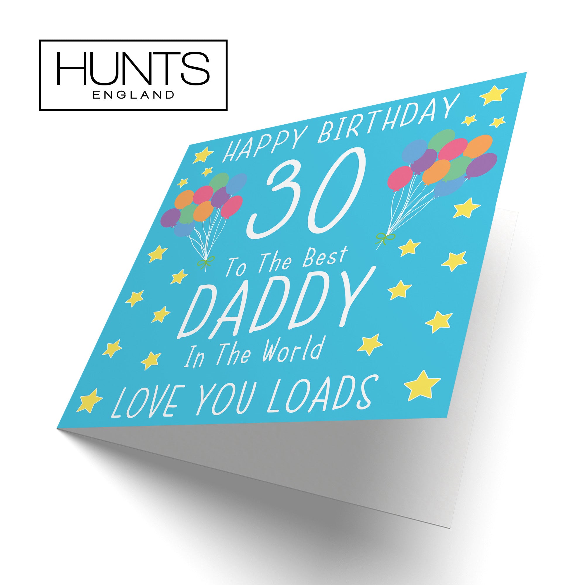 Large Daddy 30th Birthday Card Iconic - Default Title (B0B69V14GF)