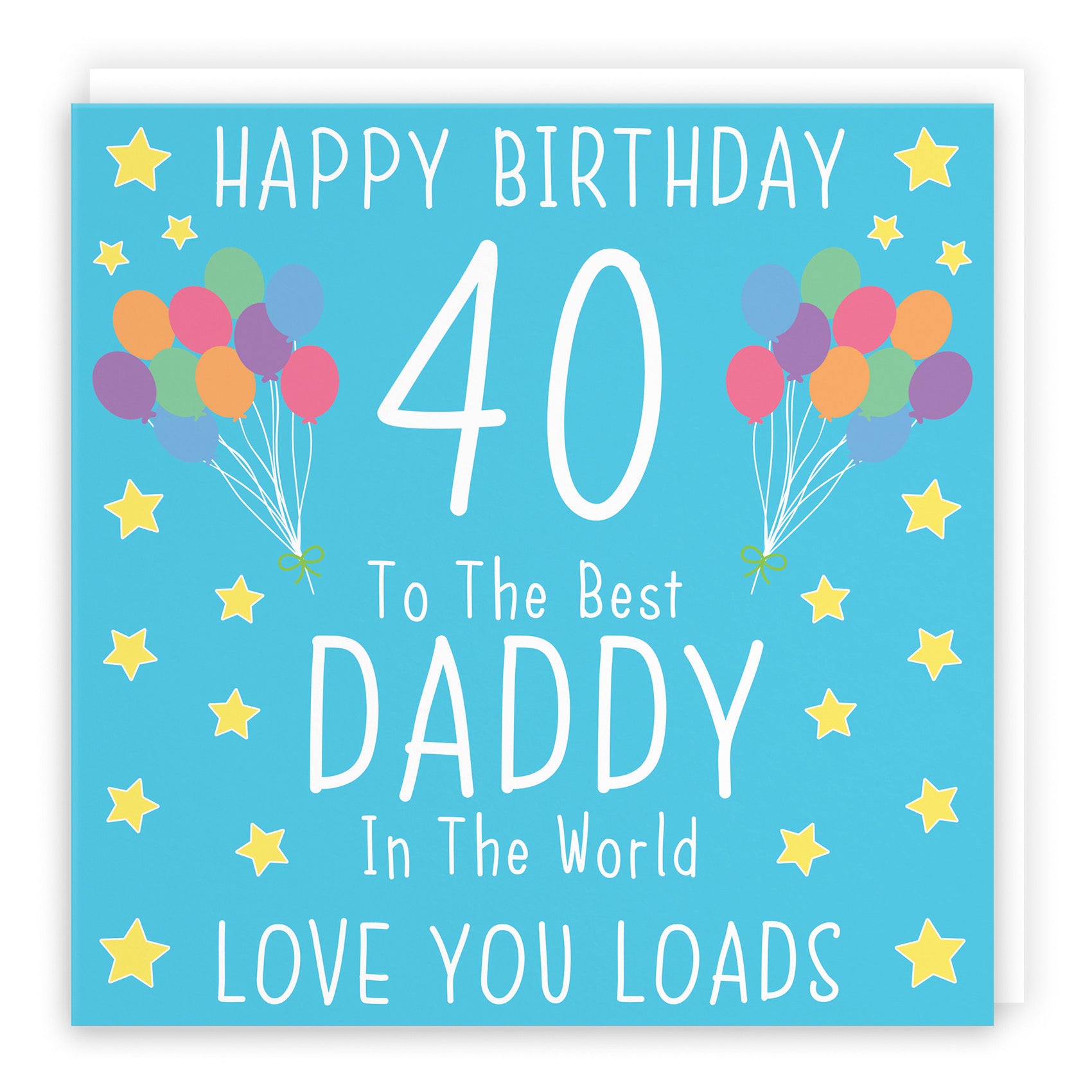 Large Daddy 40th Birthday Card Iconic - Default Title (B0B69W39F4)