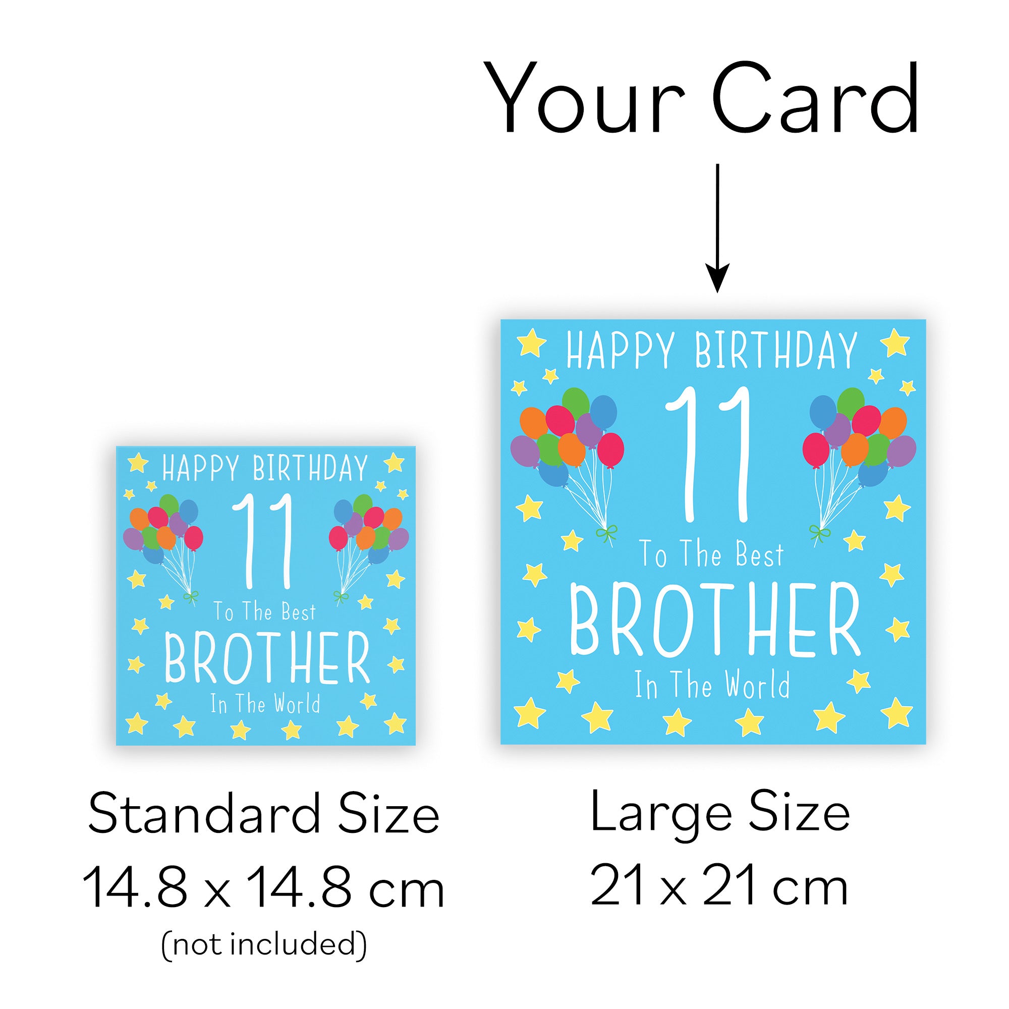 Large Brother 11th Birthday Card Iconic - Default Title (B0B69XQRZB)