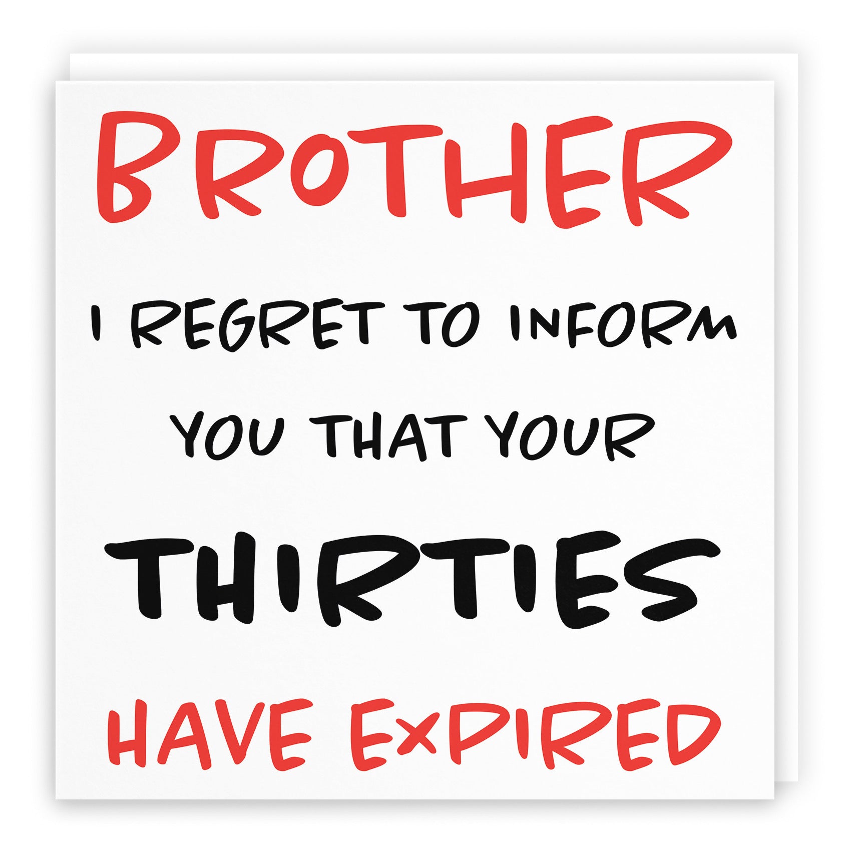 Large Brother 40th Birthday Card Retro - Default Title (B0BBMS6NDL)