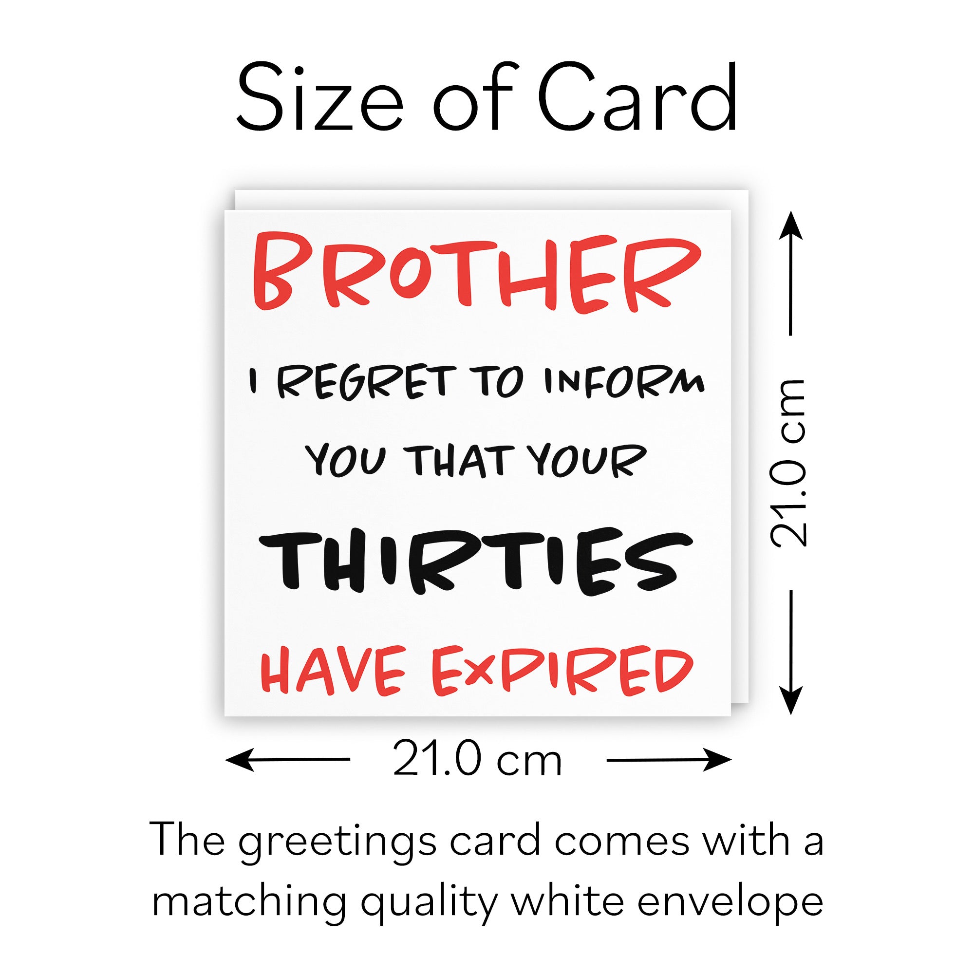 Large Brother 40th Birthday Card Retro - Default Title (B0BBMS6NDL)